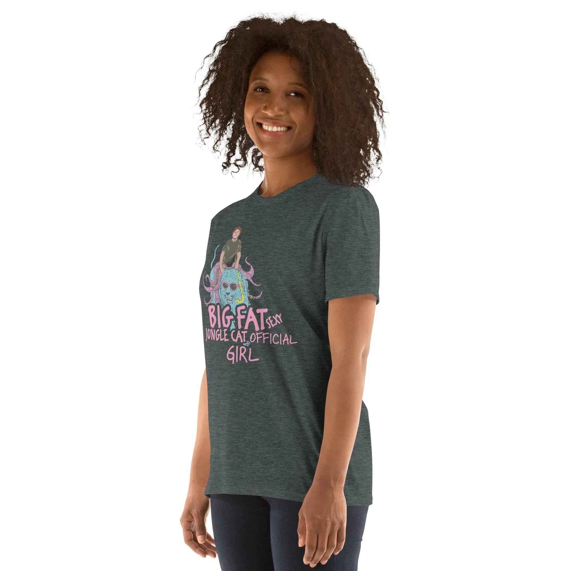 Lewis Capaldi "Big Fat Sexy Jungle Cats" Official Girl T-Shirt | Cotton Graphic Tee T-shirt Alcyone213k