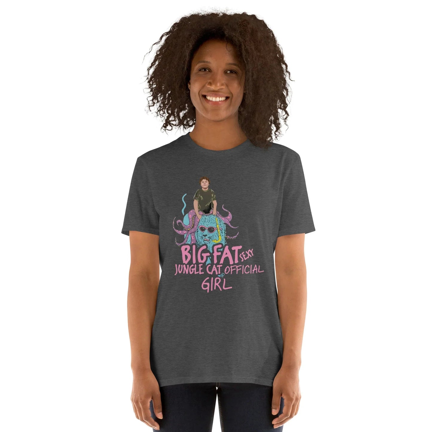 Lewis Capaldi "Big Fat Sexy Jungle Cats" Official Girl T-Shirt | Cotton Graphic Tee T-shirt Alcyone213k