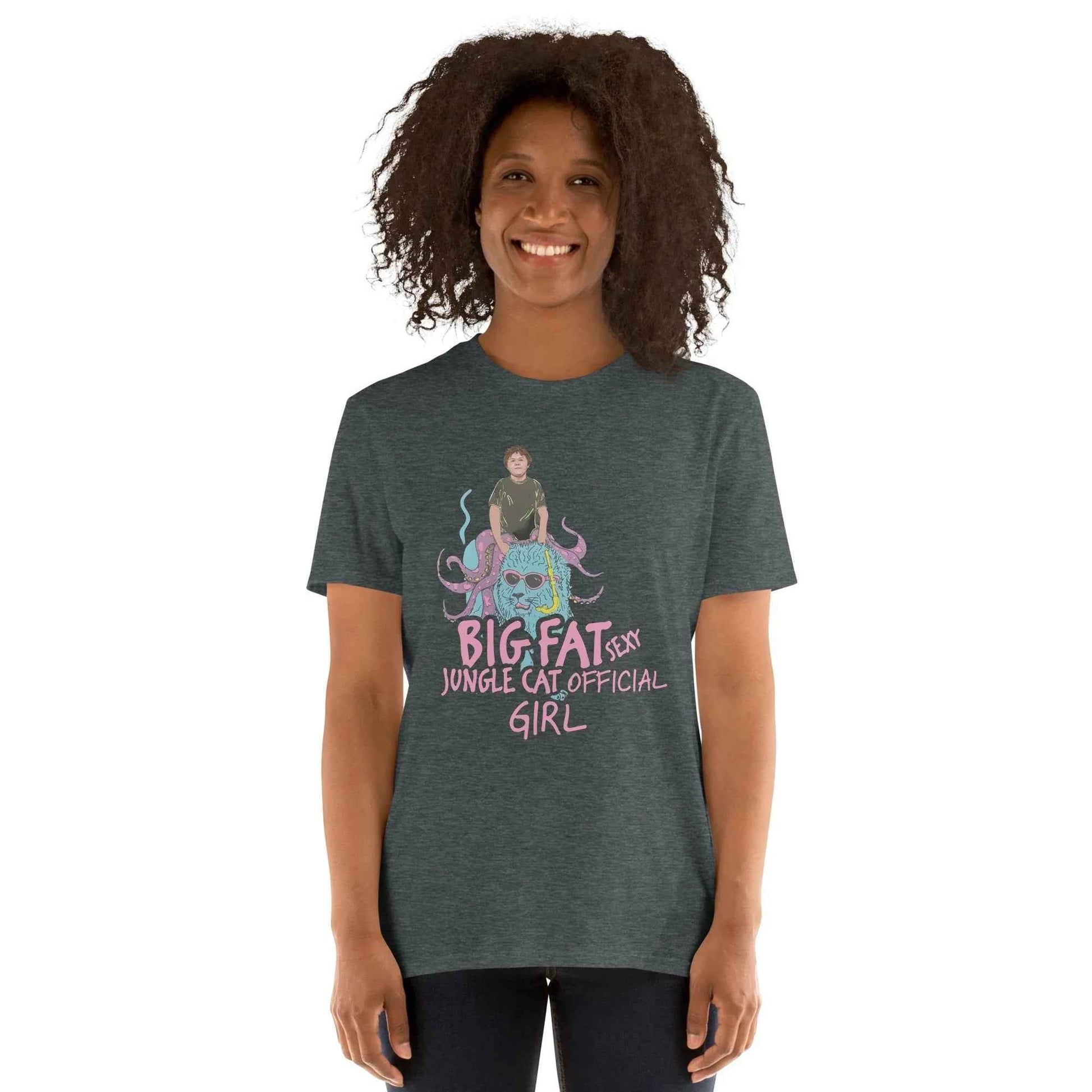Lewis Capaldi "Big Fat Sexy Jungle Cats" Official Girl T-Shirt | Cotton Graphic Tee T-shirt Alcyone213k