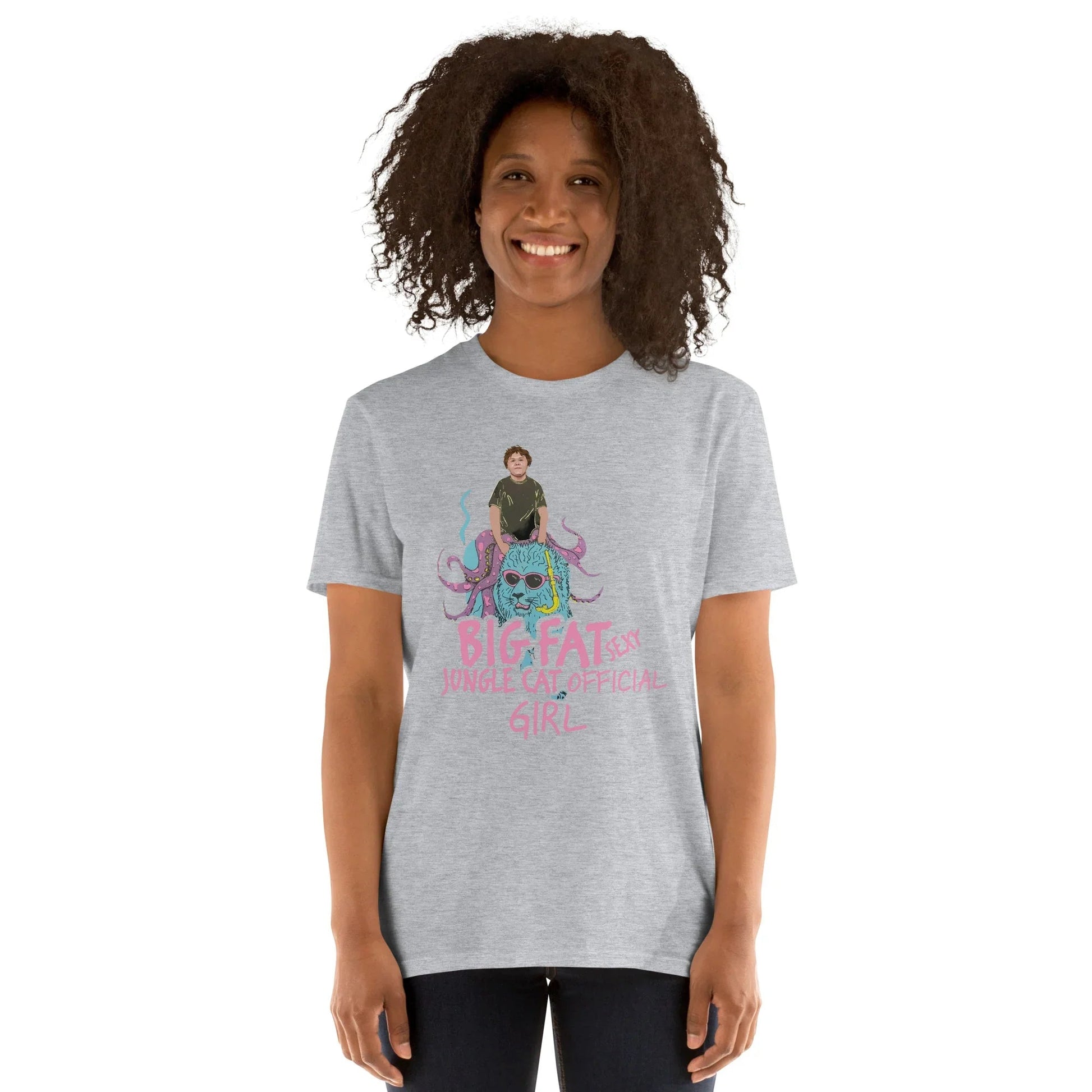 Lewis Capaldi "Big Fat Sexy Jungle Cats" Official Girl T-Shirt | Cotton Graphic Tee T-shirt Alcyone213k