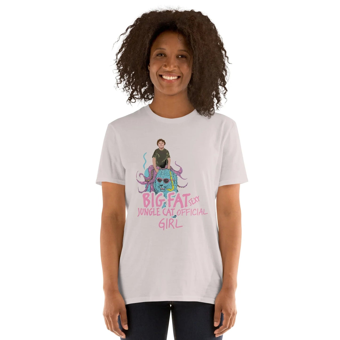 Lewis Capaldi "Big Fat Sexy Jungle Cats" Official Girl T-Shirt | Cotton Graphic Tee T-shirt Alcyone213k