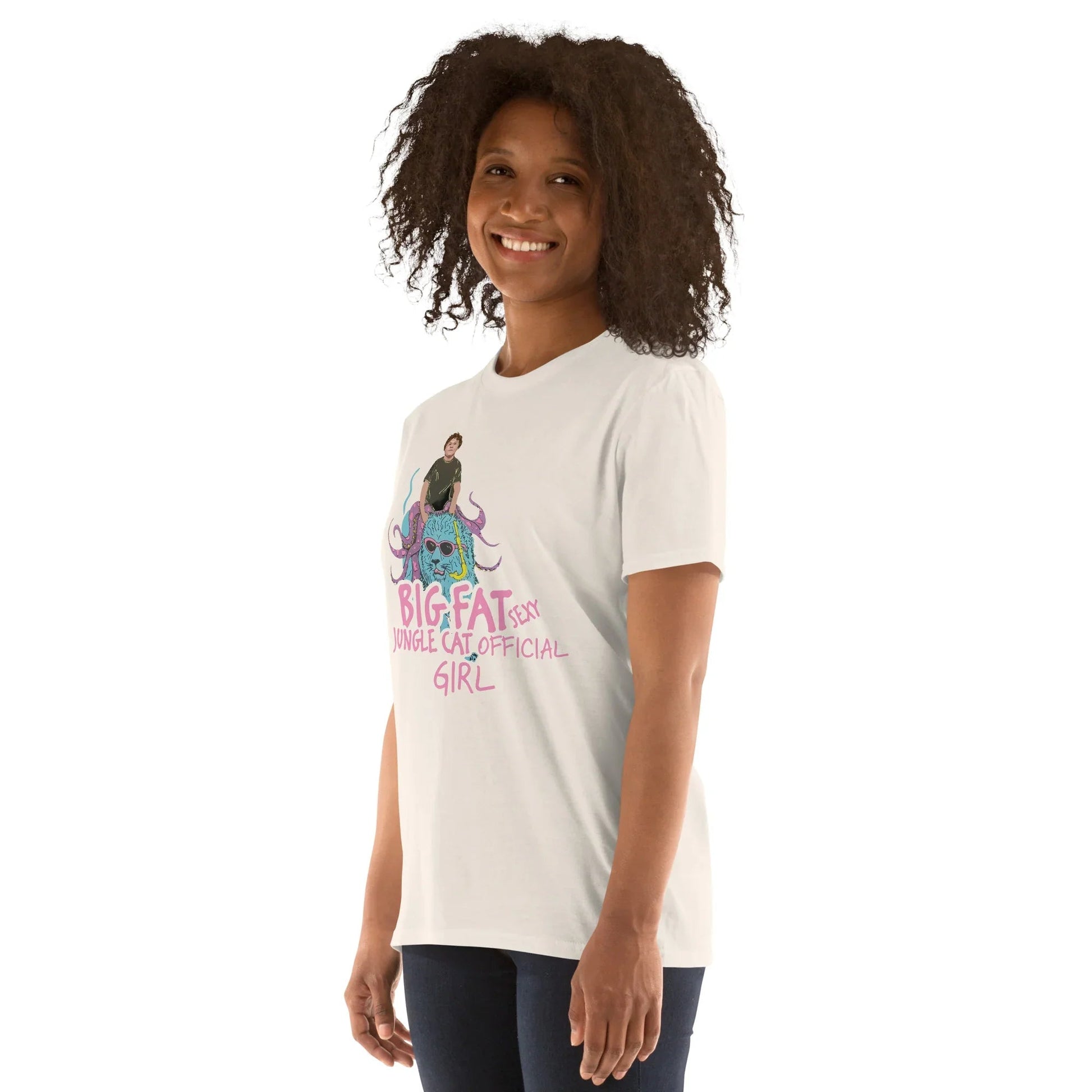 Lewis Capaldi "Big Fat Sexy Jungle Cats" Official Girl T-Shirt | Cotton Graphic Tee T-shirt Alcyone213k