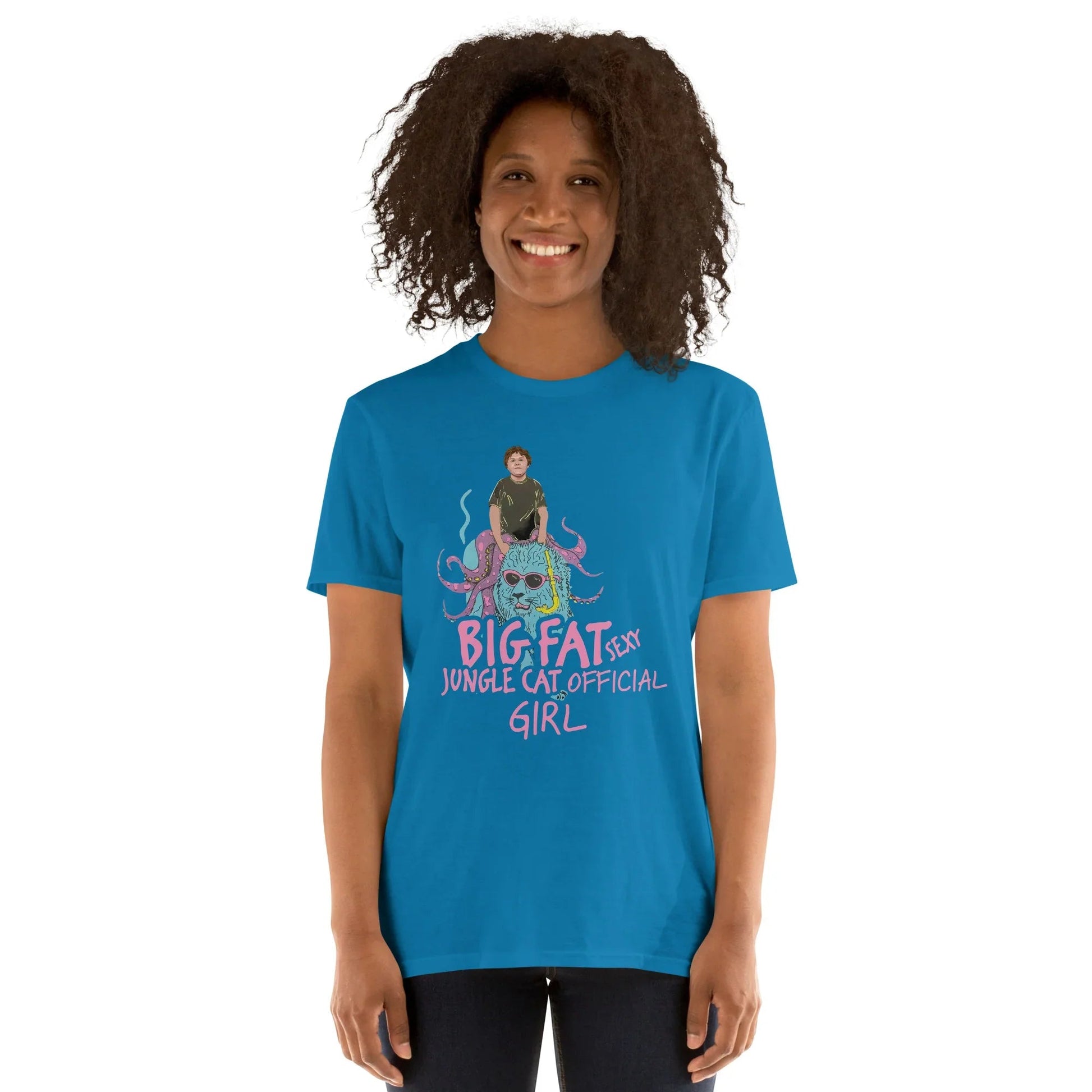Lewis Capaldi "Big Fat Sexy Jungle Cats" Official Girl T-Shirt | Cotton Graphic Tee T-shirt Alcyone213k