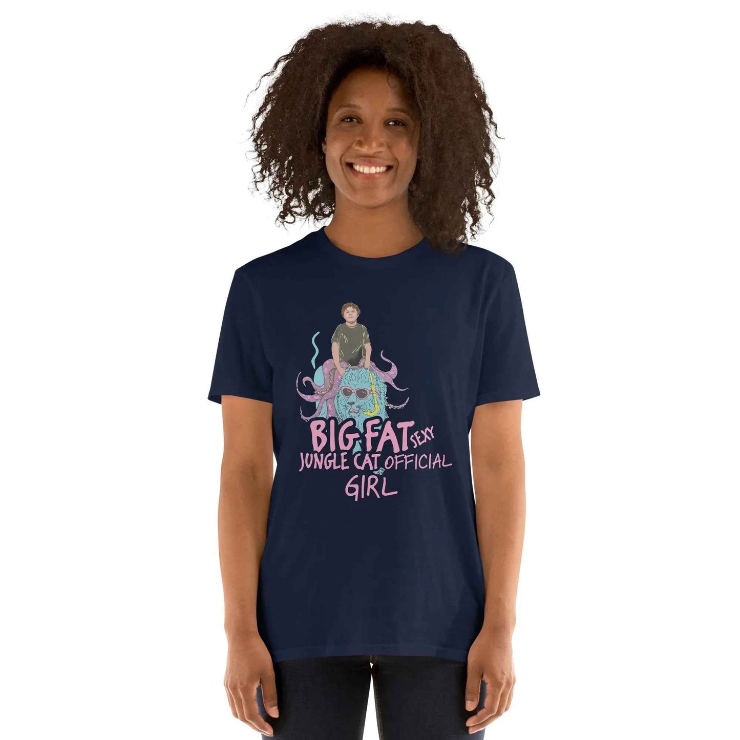 Lewis Capaldi "Big Fat Sexy Jungle Cats" Official Girl T-Shirt | Cotton Graphic Tee T-shirt Alcyone213k