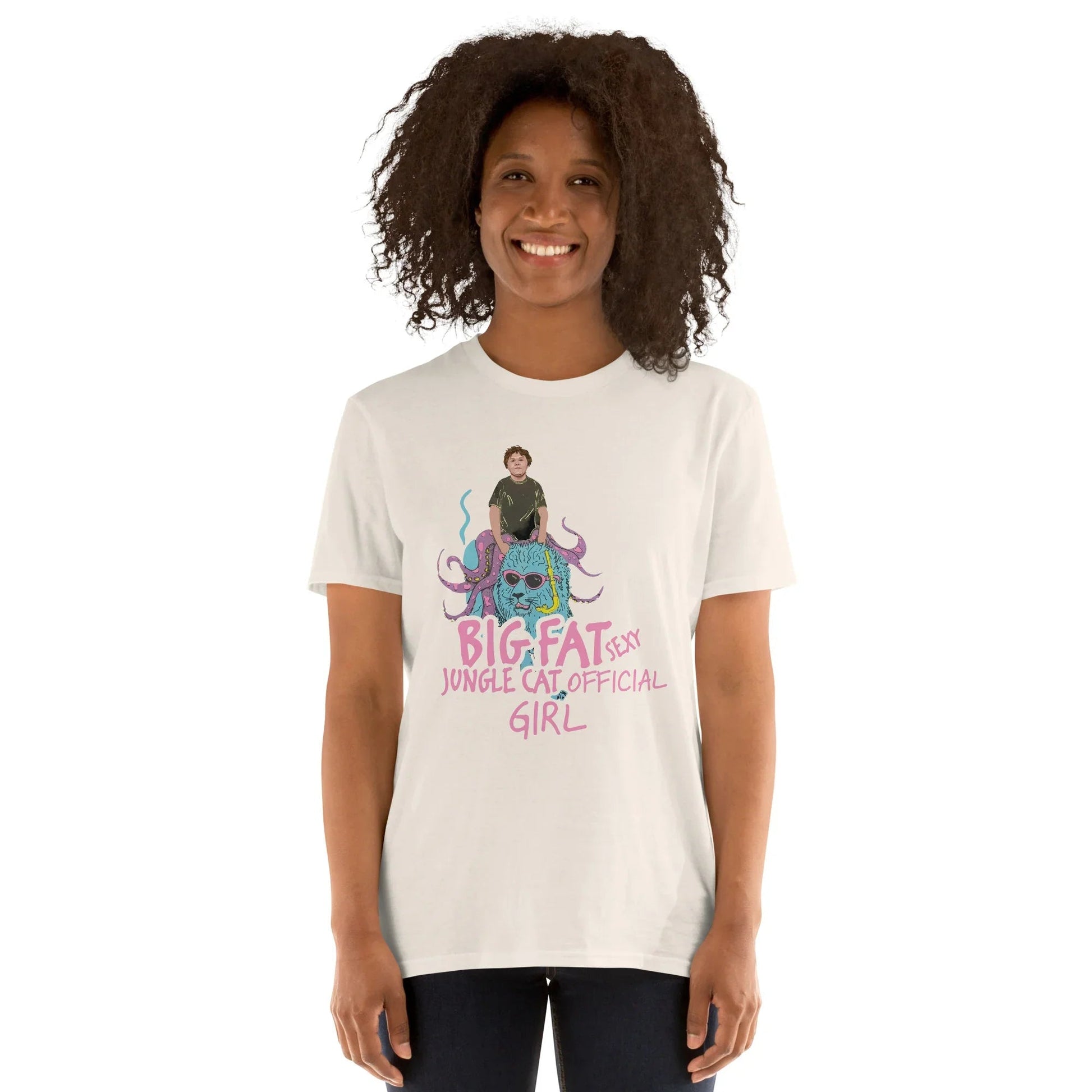 Lewis Capaldi "Big Fat Sexy Jungle Cats" Official Girl T-Shirt | Cotton Graphic Tee T-shirt Alcyone213k