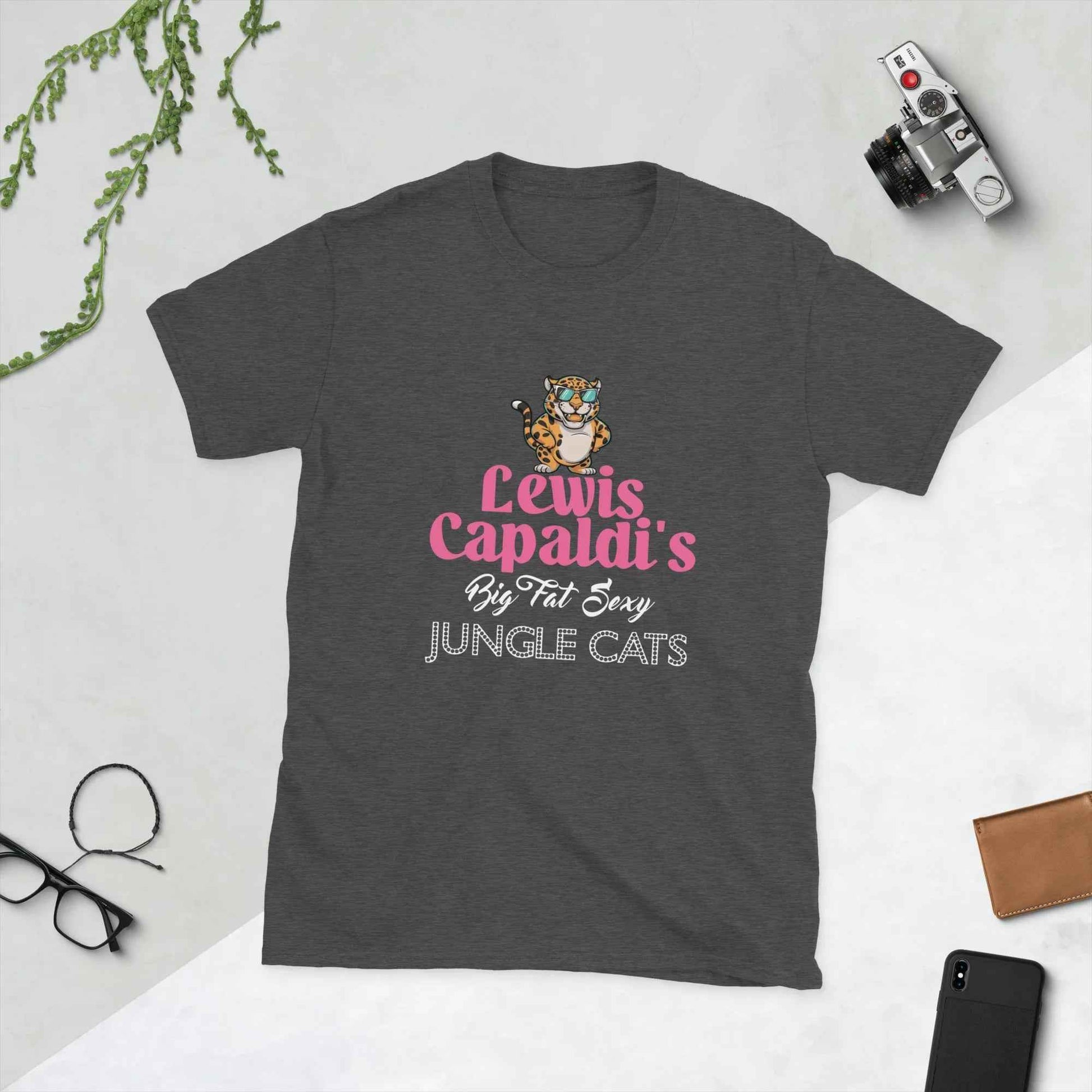 Lewis Capaldi Jungle Cats Album Tour T-Shirt | Unisex Cotton Tee T-shirt Alcyone213k