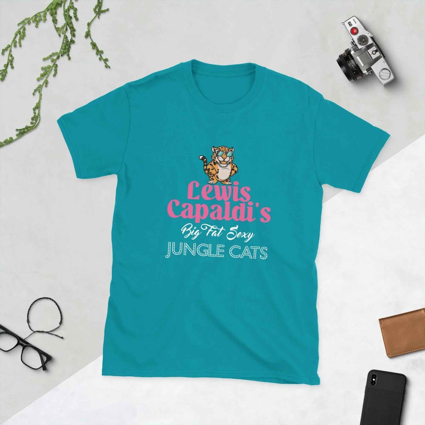Lewis Capaldi Jungle Cats Album Tour T-Shirt | Unisex Cotton Tee T-shirt Alcyone213k