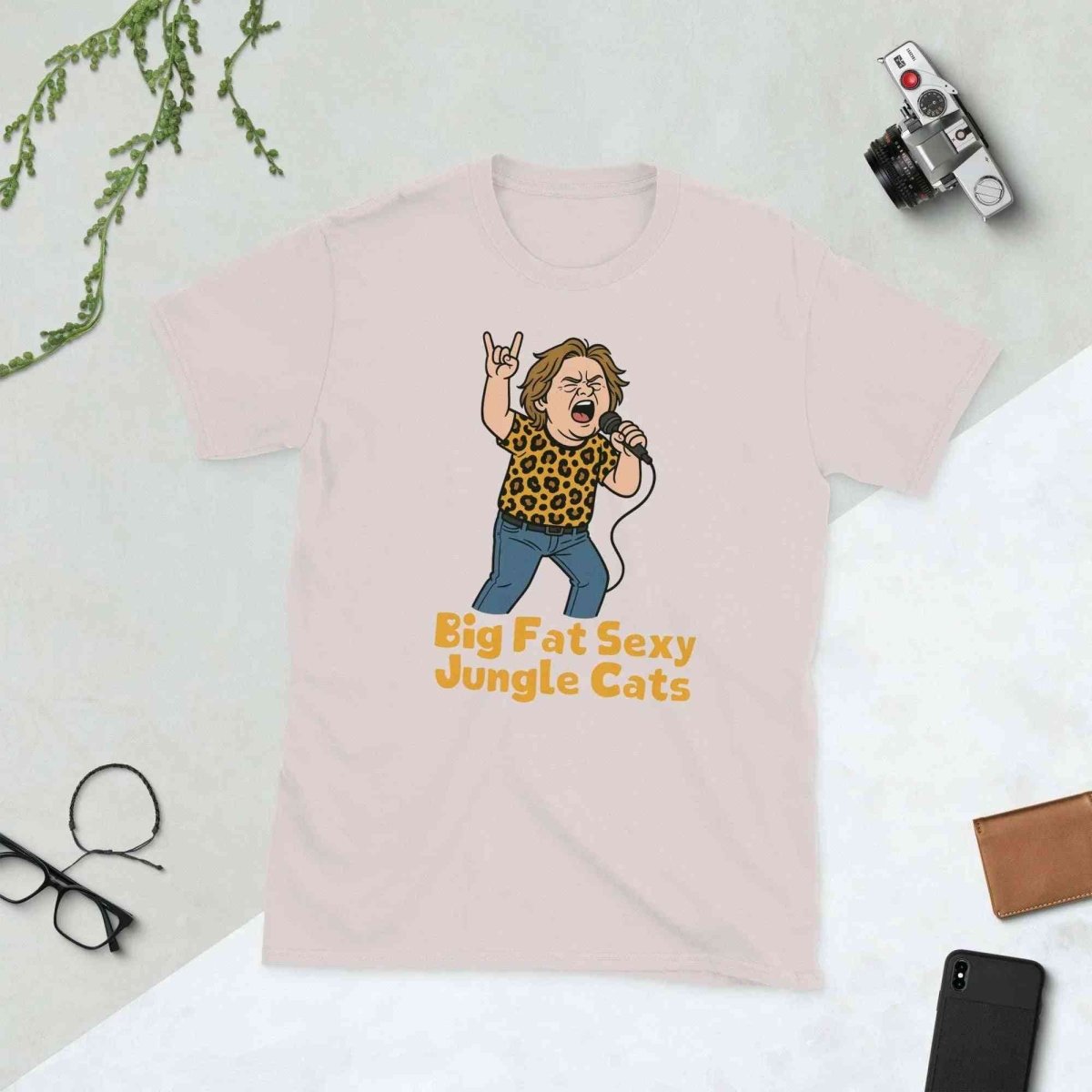 Lewis Capaldi Jungle Cats Cotton T-Shirt - Unisex Short-Sleeve - Alcyone213k