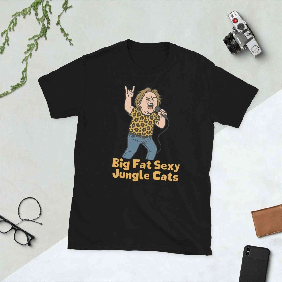 Lewis Capaldi Jungle Cats Cotton T-Shirt - Unisex Short-Sleeve - Alcyone213k