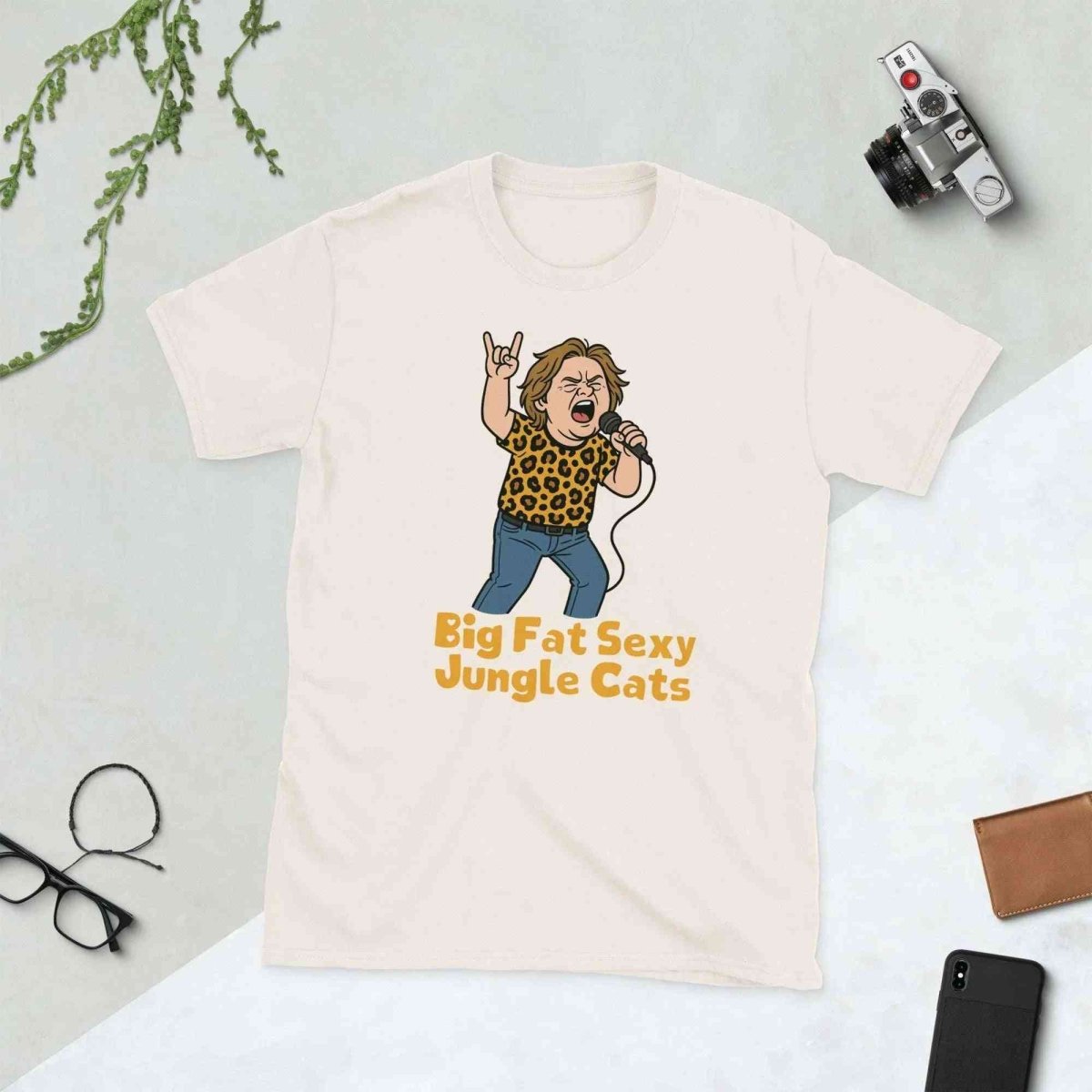 Lewis Capaldi Jungle Cats Cotton T-Shirt - Unisex Short-Sleeve - Alcyone213k