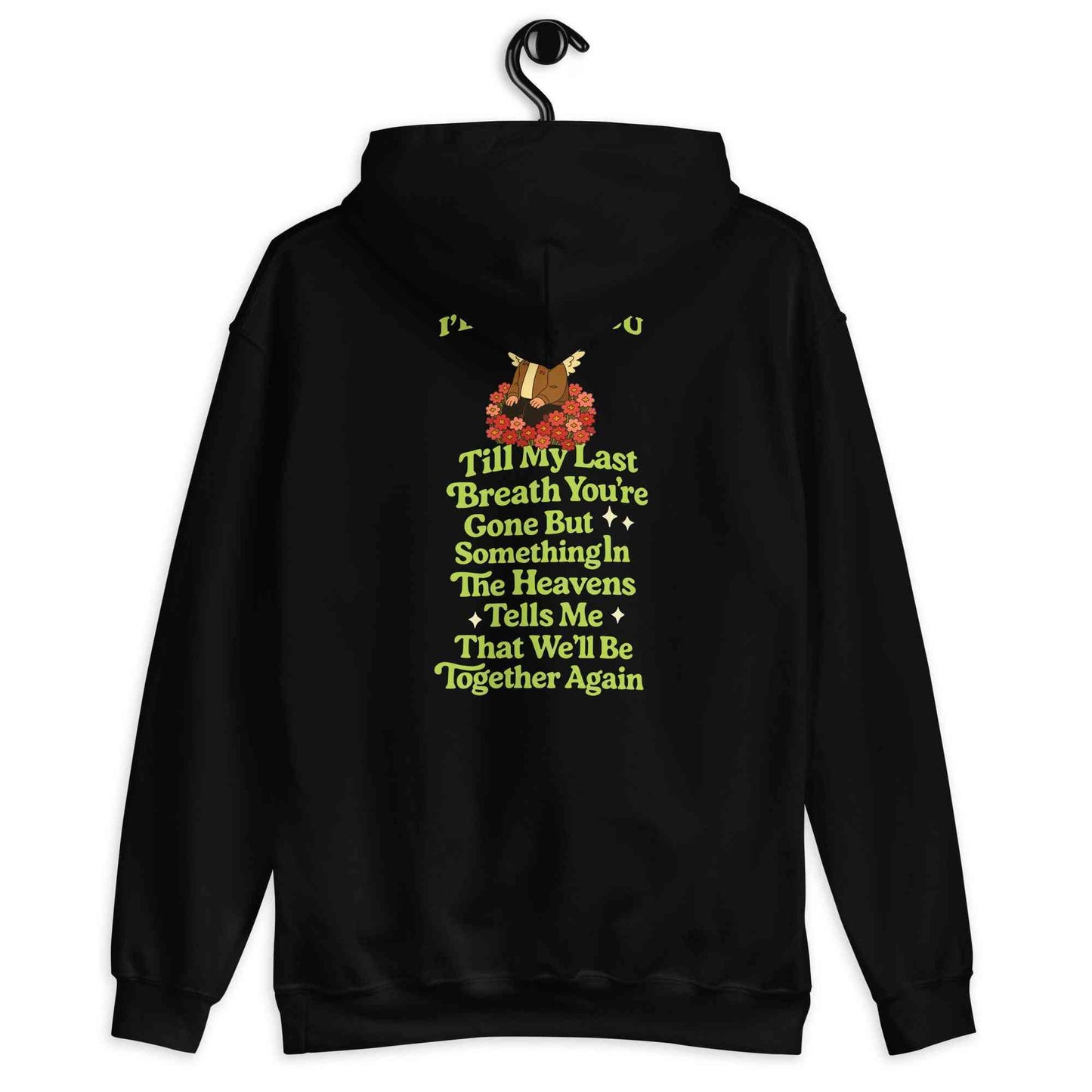 Lewis Capaldi Lyrics Hoodie - Unisex "Something In The Heavens" Black Alcyone213k