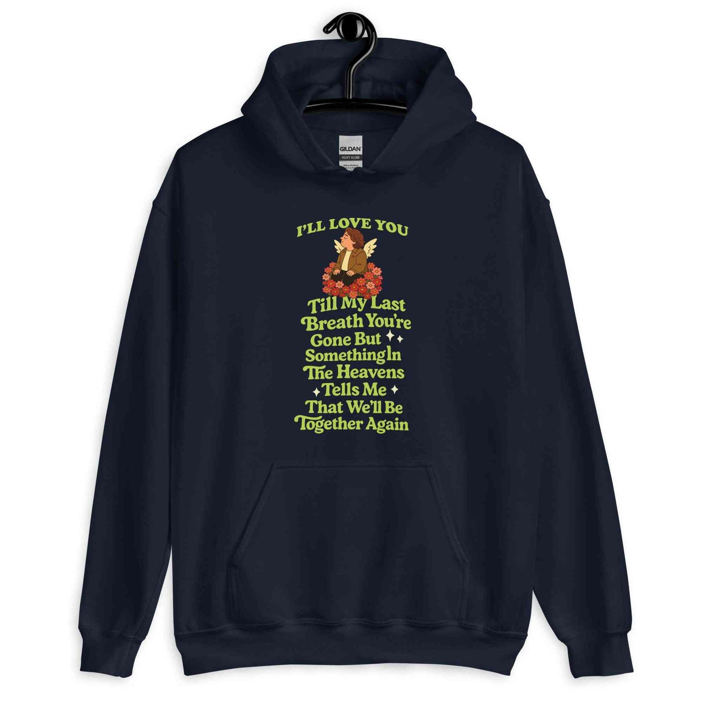 Lewis Capaldi Lyrics Hoodie - Unisex "Something In The Heavens" Black Alcyone213k