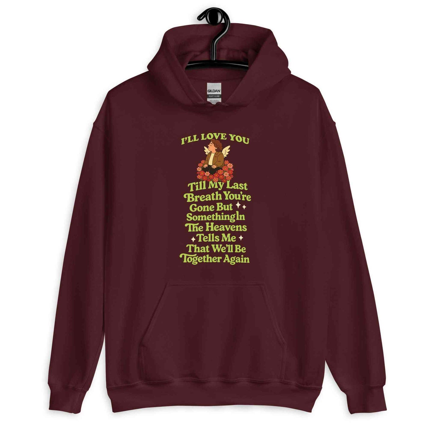 Lewis Capaldi Lyrics Hoodie - Unisex "Something In The Heavens" Black Alcyone213k