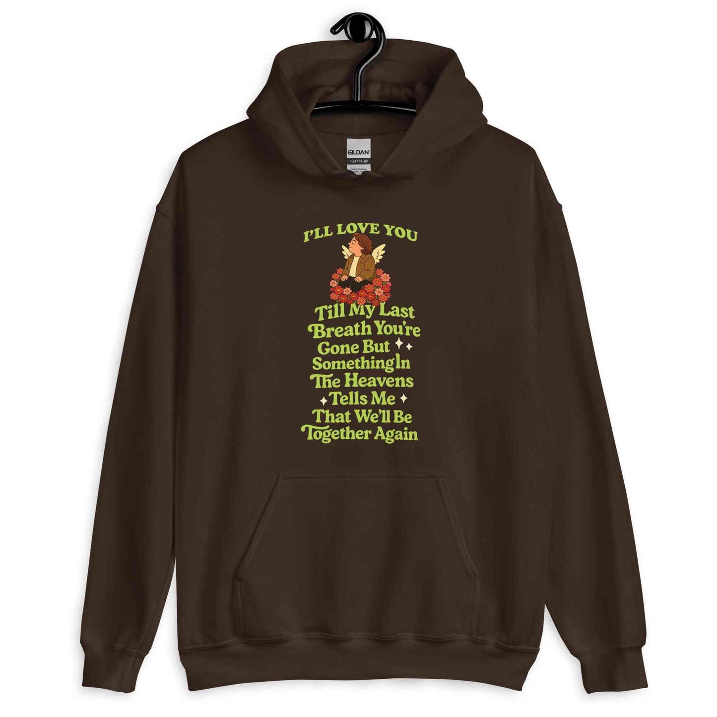 Lewis Capaldi Lyrics Hoodie - Unisex "Something In The Heavens" Black Alcyone213k