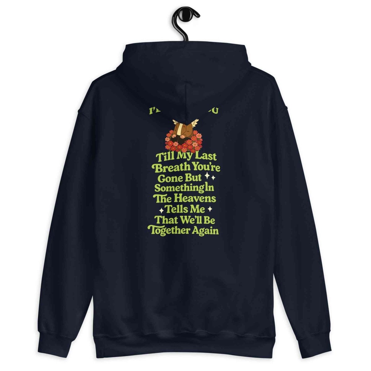 Lewis Capaldi Lyrics Hoodie - Unisex "Something In The Heavens" Black Alcyone213k