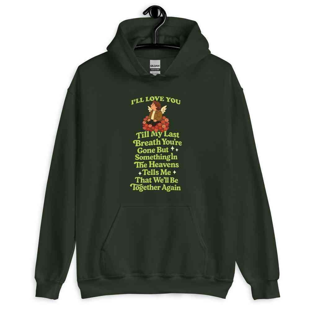 Lewis Capaldi Lyrics Hoodie - Unisex "Something In The Heavens" Black Alcyone213k