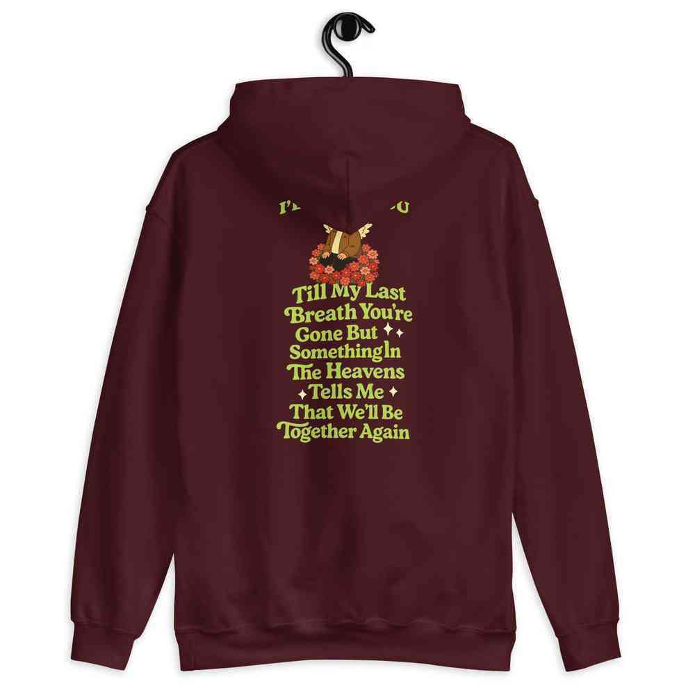 Lewis Capaldi Lyrics Hoodie - Unisex "Something In The Heavens" Black Alcyone213k