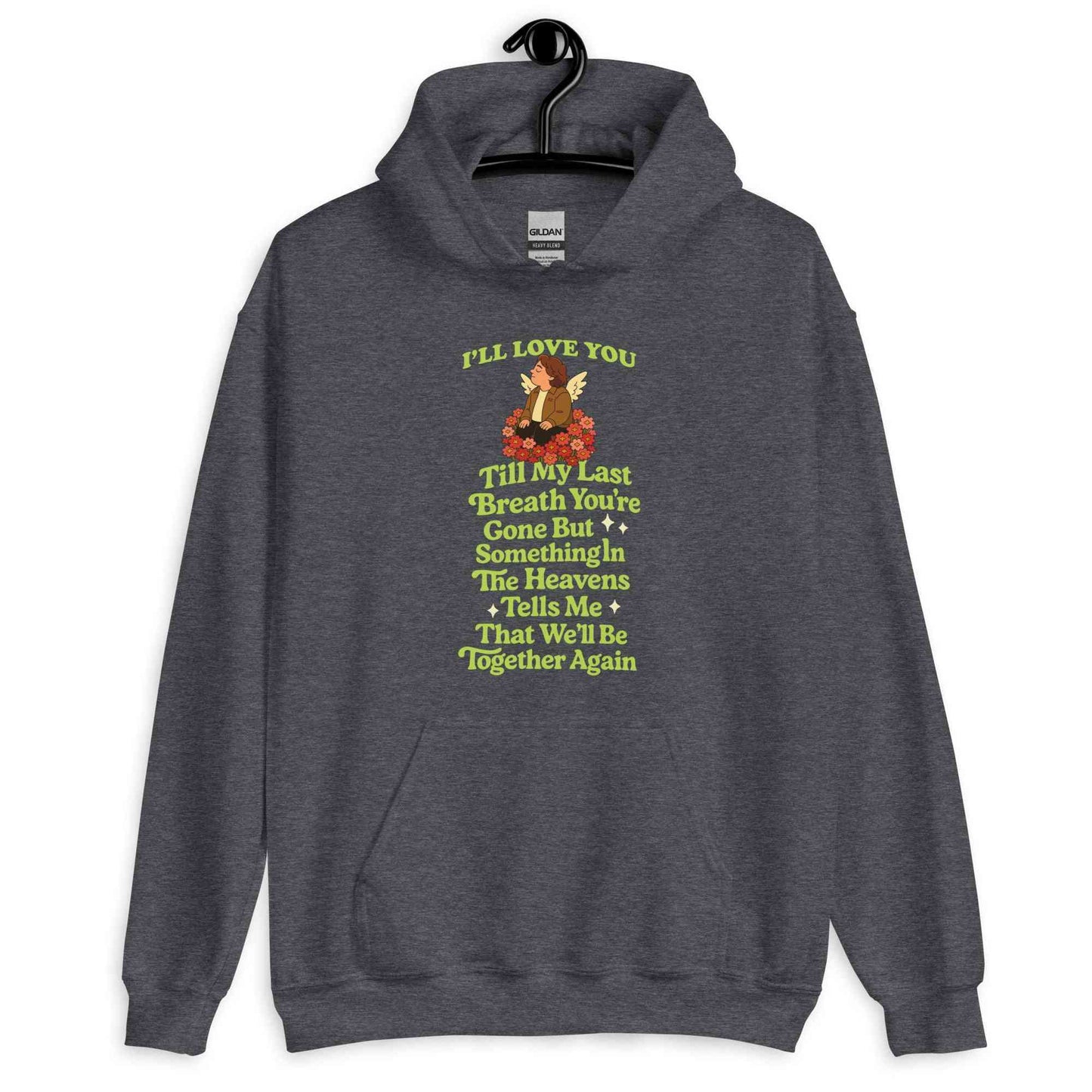 Lewis Capaldi Lyrics Hoodie - Unisex "Something In The Heavens" Black Alcyone213k