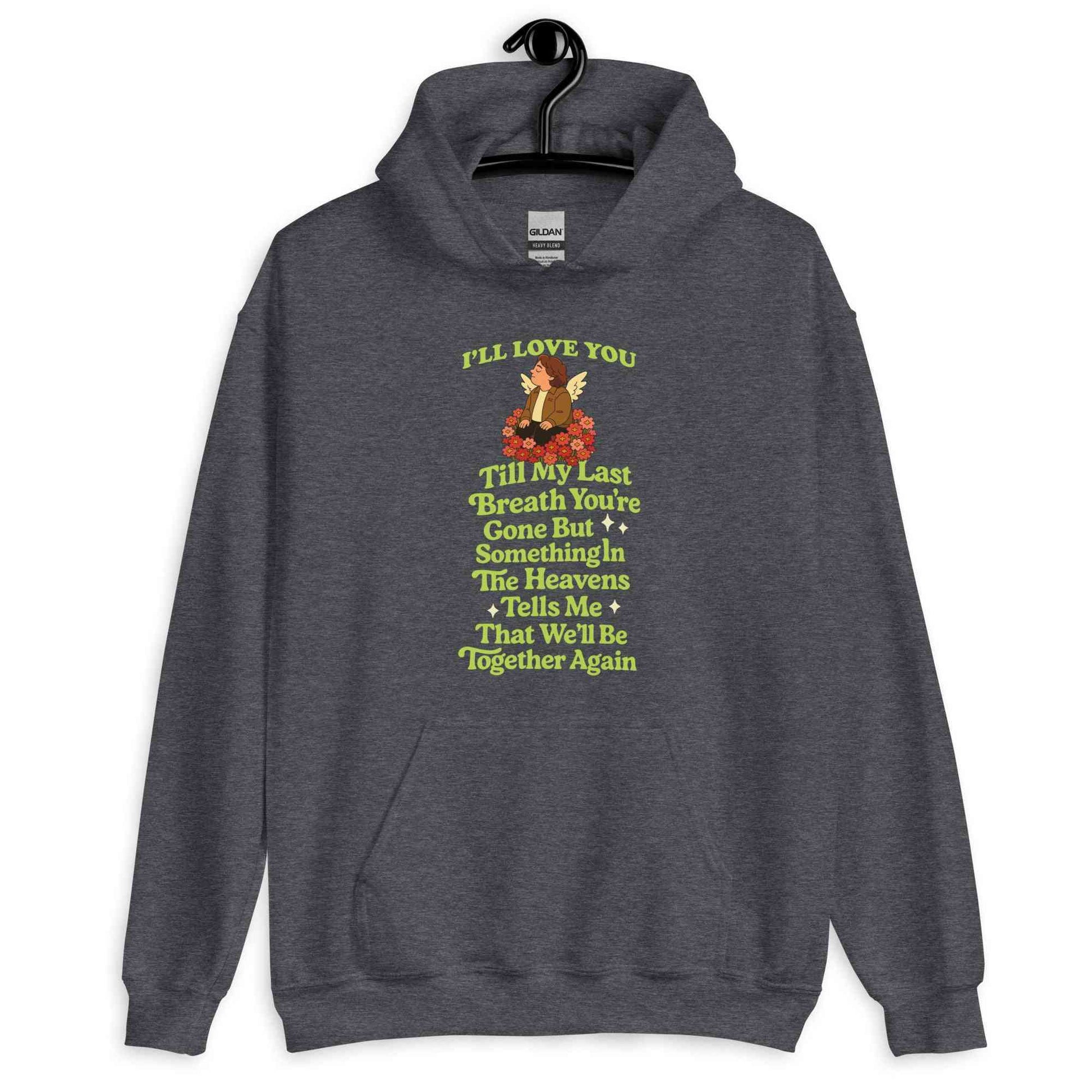 Lewis Capaldi Lyrics Hoodie - Unisex "Something In The Heavens" Black Alcyone213k