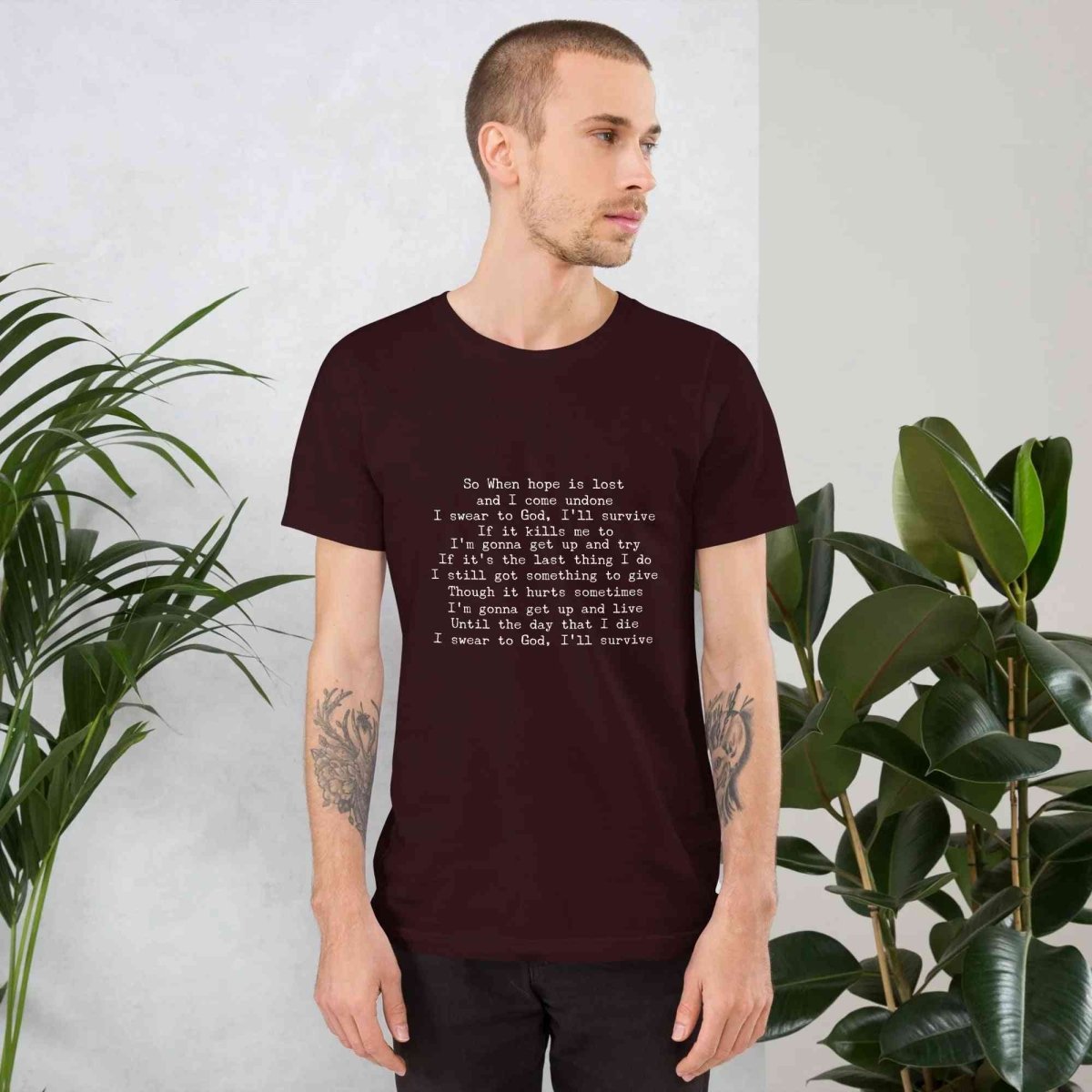Lewis Capaldi Lyrics T-Shirt | Black Cotton Tee for Fans Alcyone213k