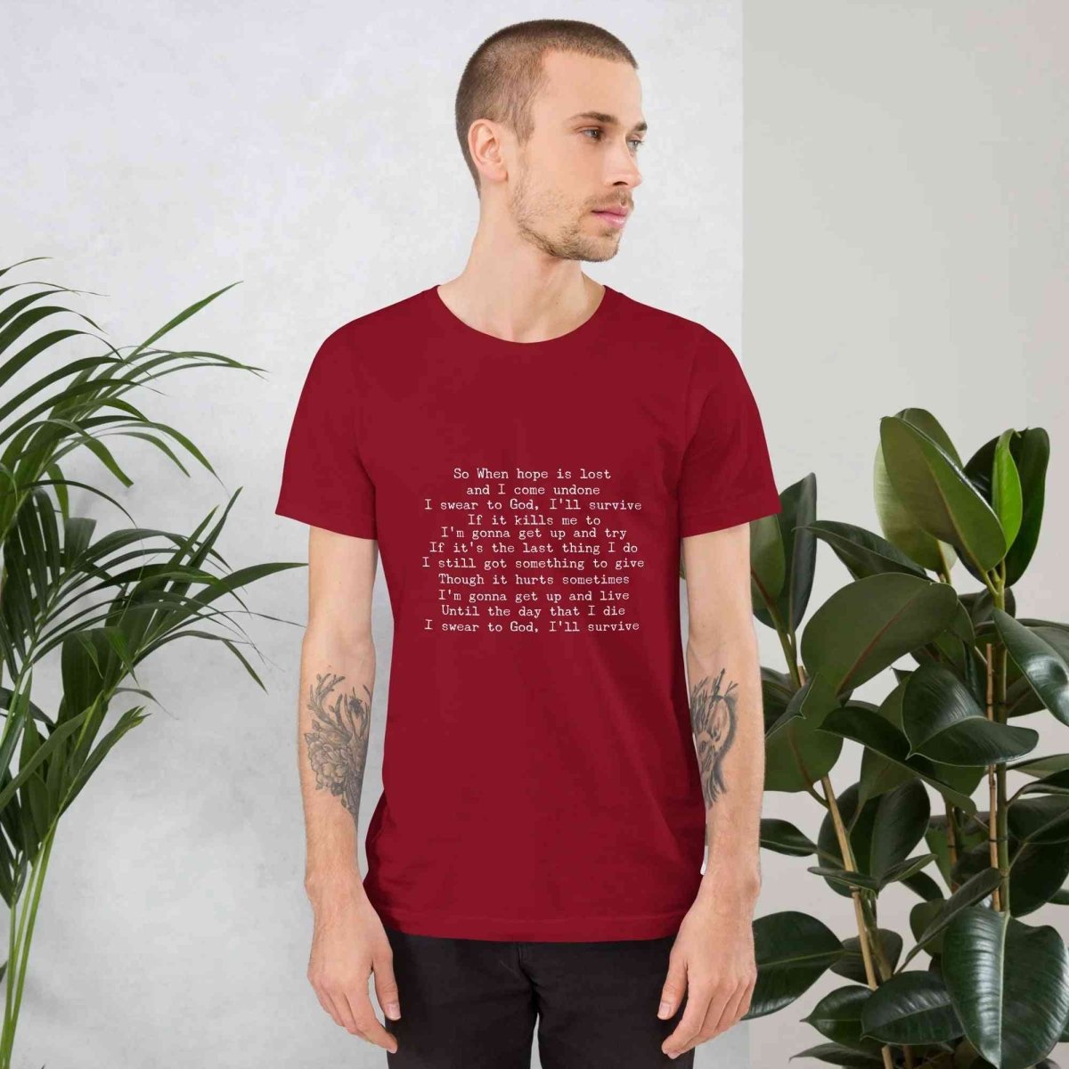 Lewis Capaldi Lyrics T-Shirt | Black Cotton Tee for Fans Alcyone213k