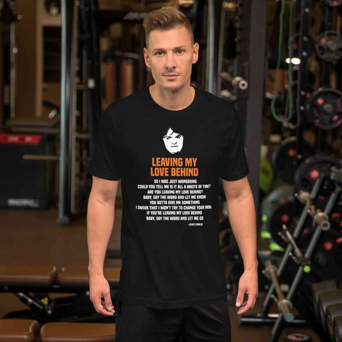 Lewis Capaldi "Leaving My Love Behind" Cotton T-Shirt | Alcyone213k Alcyone213k