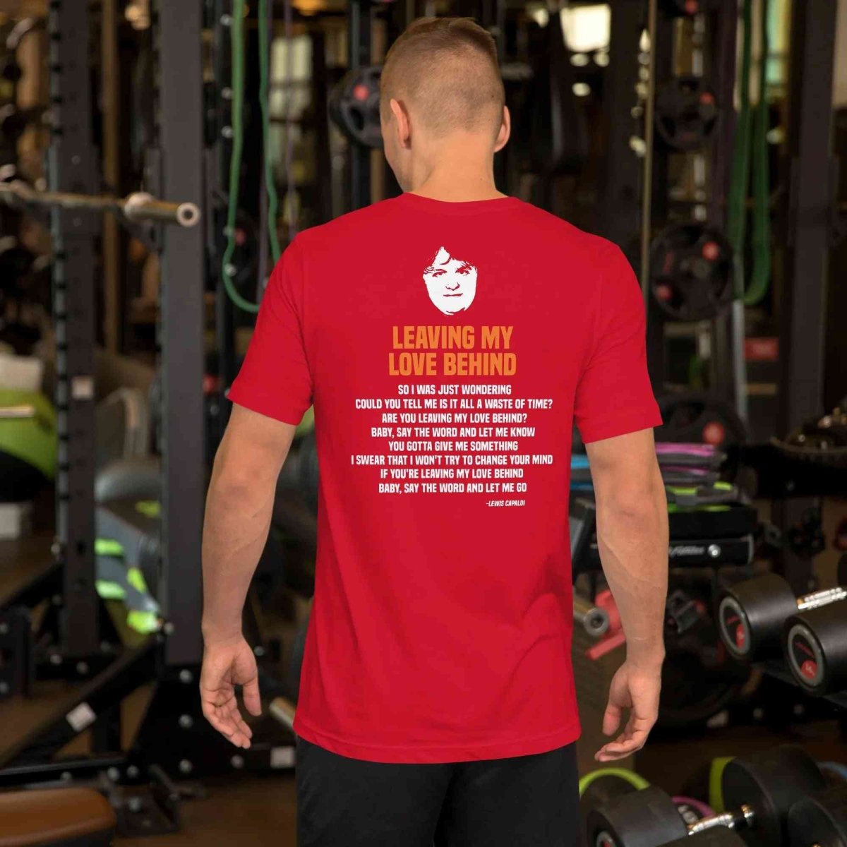 Lewis Capaldi "Leaving My Love Behind" Cotton T-Shirt | Alcyone213k Alcyone213k