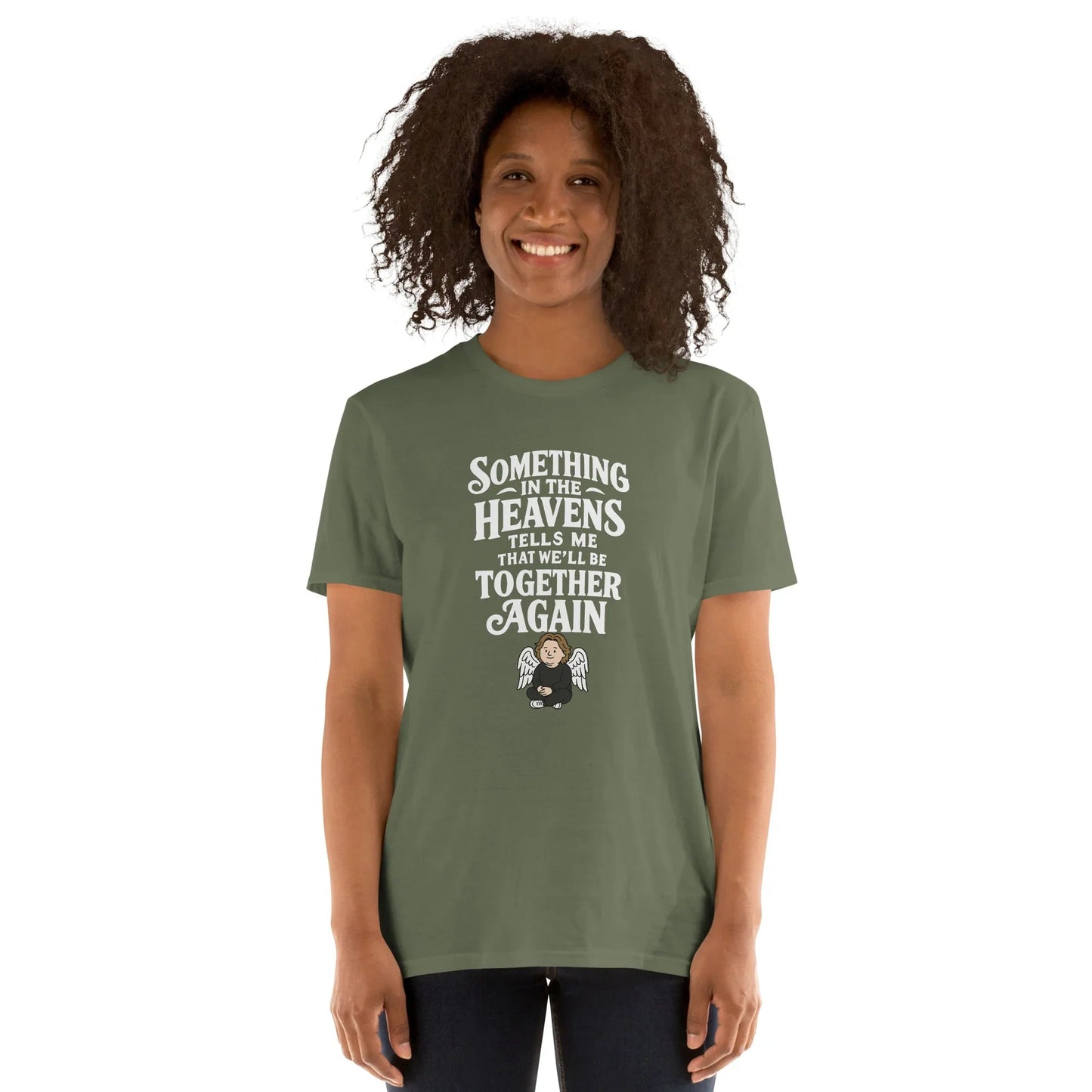 Lewis Capaldi "Something In The Heavens" Lyric T-Shirt - Unisex Cotton Tee T-shirt Alcyone213k