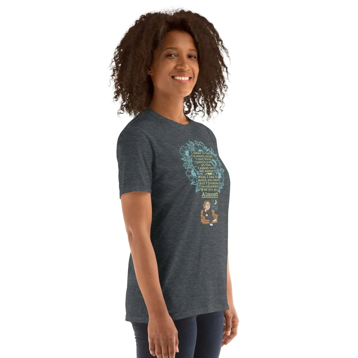 Lewis Capaldi T-Shirt | Unisex Cotton Tee with Floral Lyric Design T-shirt Alcyone213k