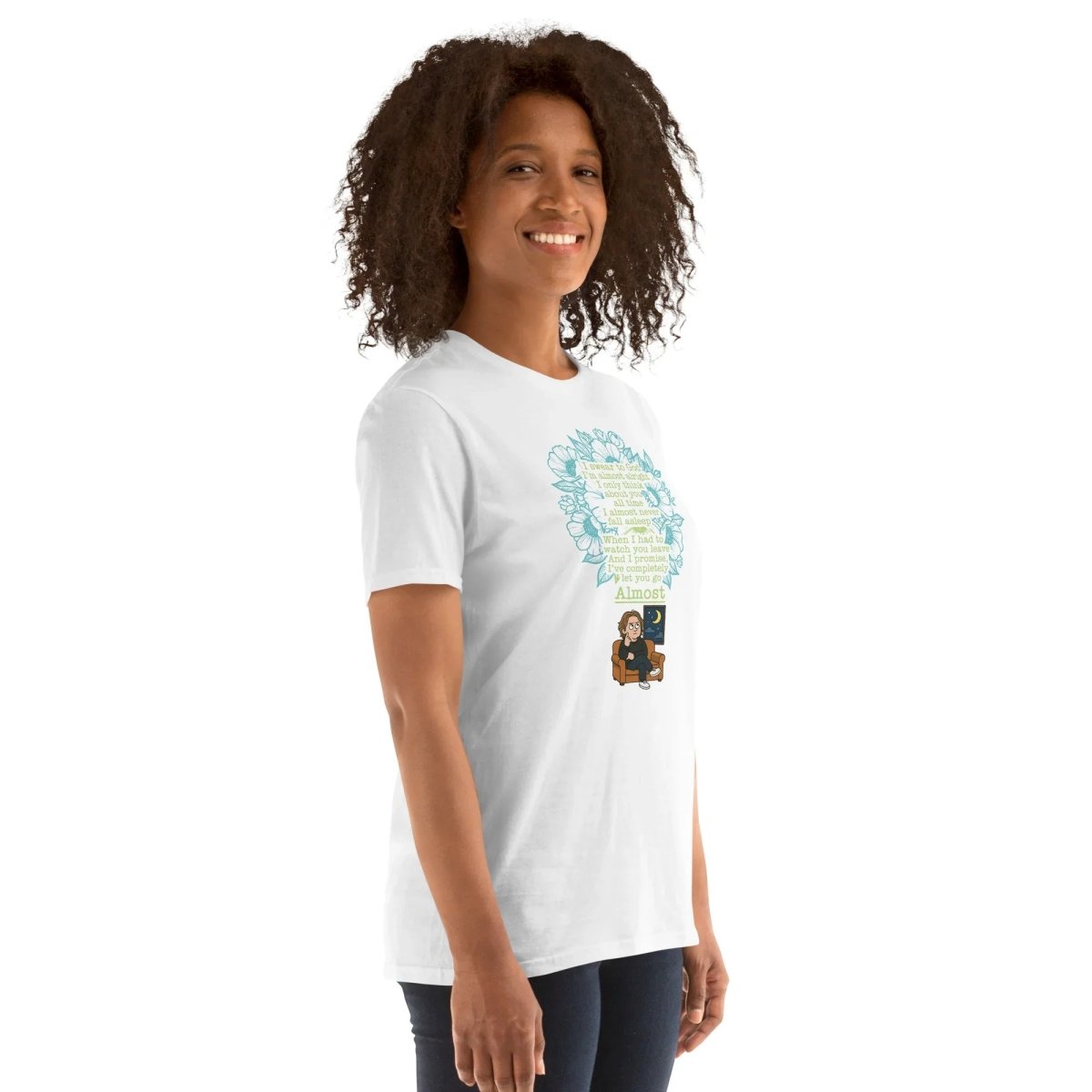 Lewis Capaldi T-Shirt | Unisex Cotton Tee with Floral Lyric Design T-shirt Alcyone213k