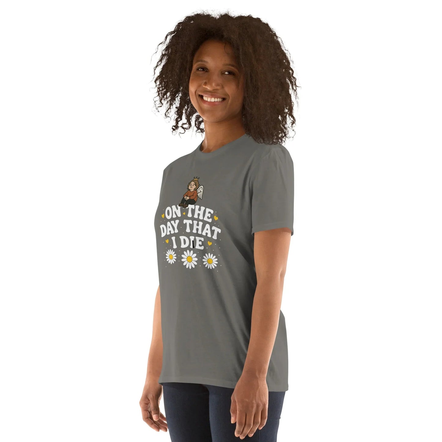 Lewis Capaldi "On The Day That I Die" Lyric T-Shirt | Unisex Cotton Tee T-shirt Alcyone213k