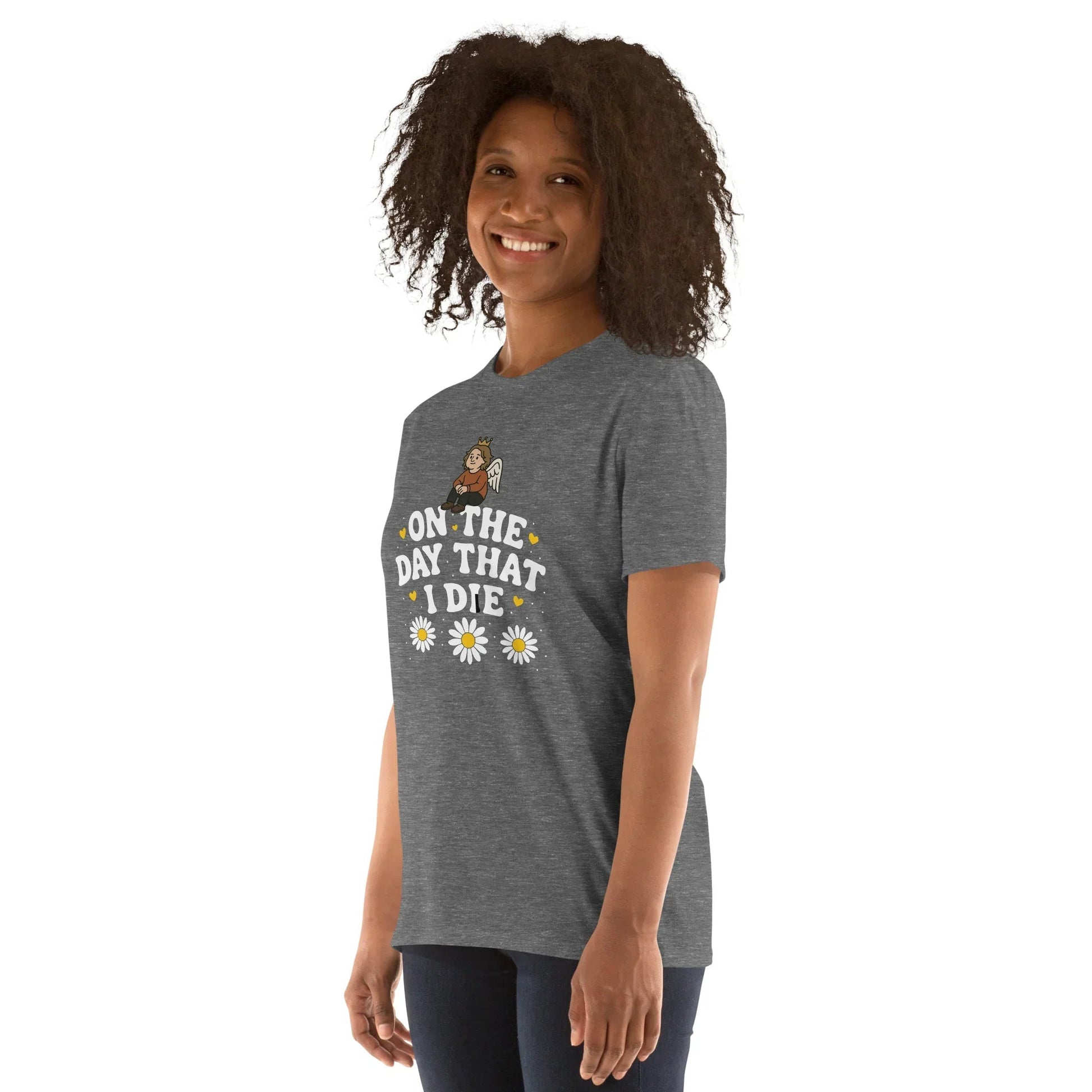 Lewis Capaldi "On The Day That I Die" Lyric T-Shirt | Unisex Cotton Tee T-shirt Alcyone213k