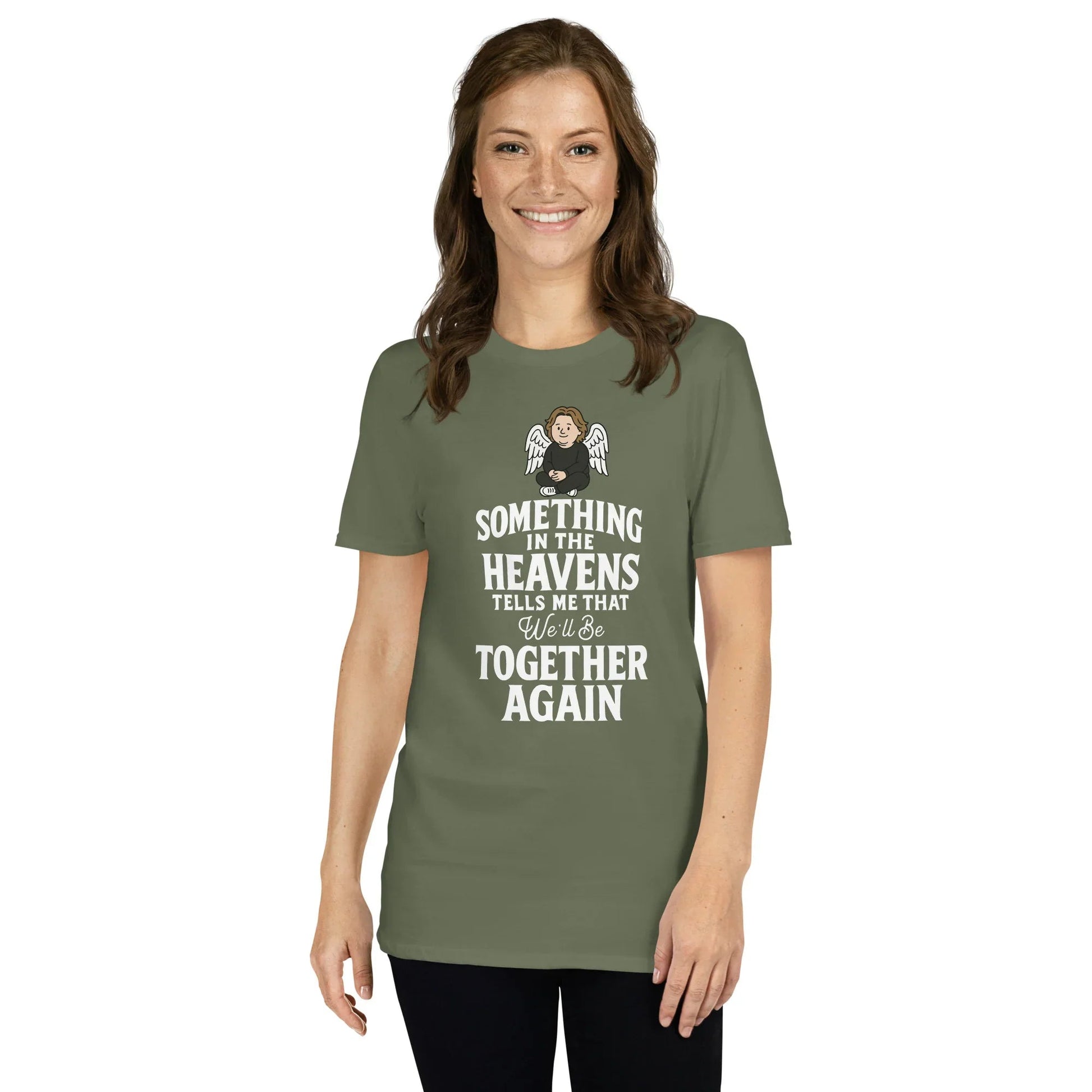 Lewis Capaldi "Something In The Heavens" Lyric T-Shirt - Unisex Cotton Tee T-shirt Alcyone213k