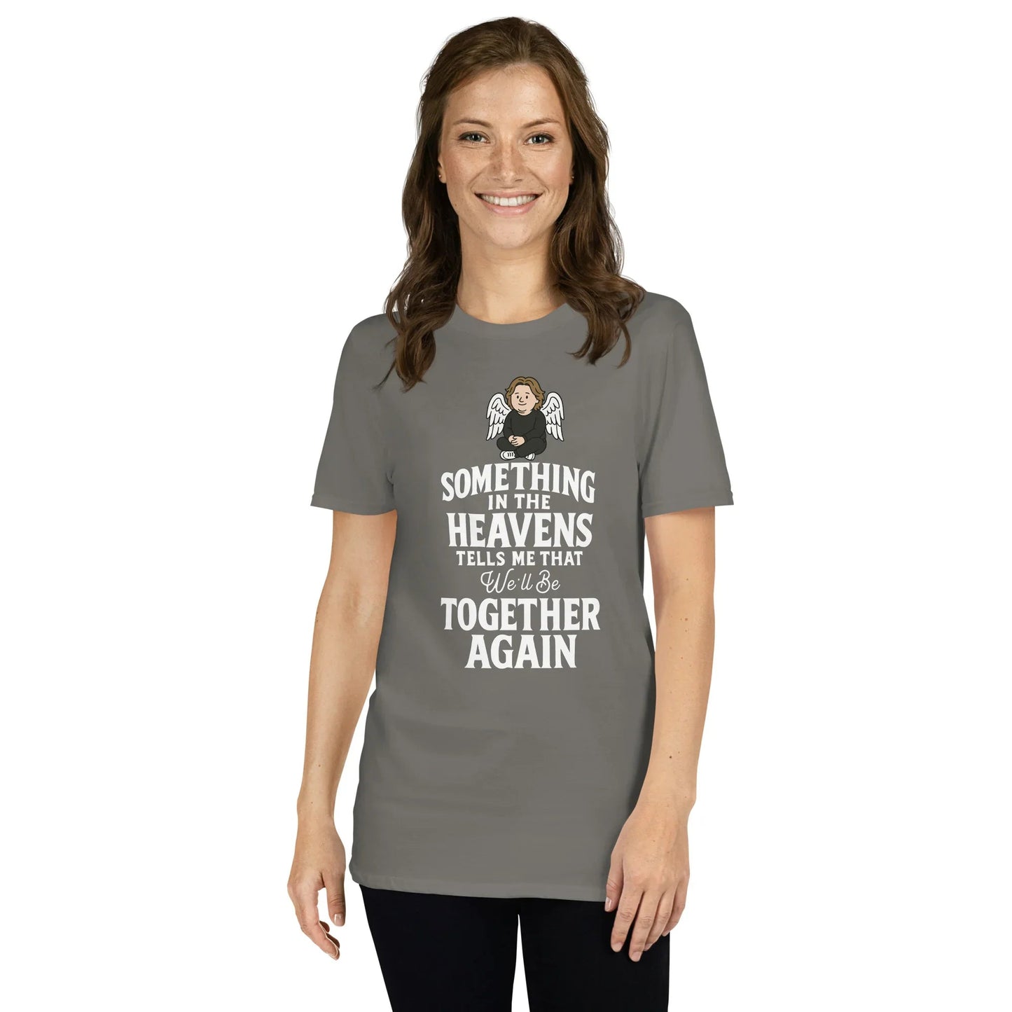 Lewis Capaldi "Something In The Heavens" Lyric T-Shirt - Unisex Cotton Tee T-shirt Alcyone213k