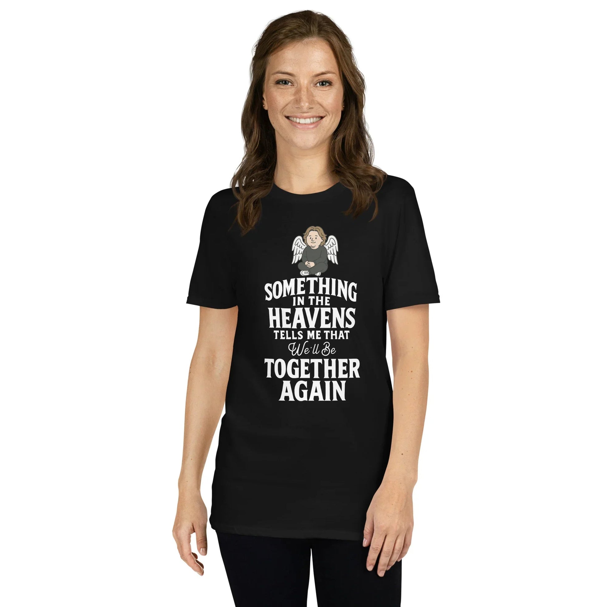 Lewis Capaldi "Something In The Heavens" Lyric T-Shirt - Unisex Cotton Tee T-shirt Alcyone213k