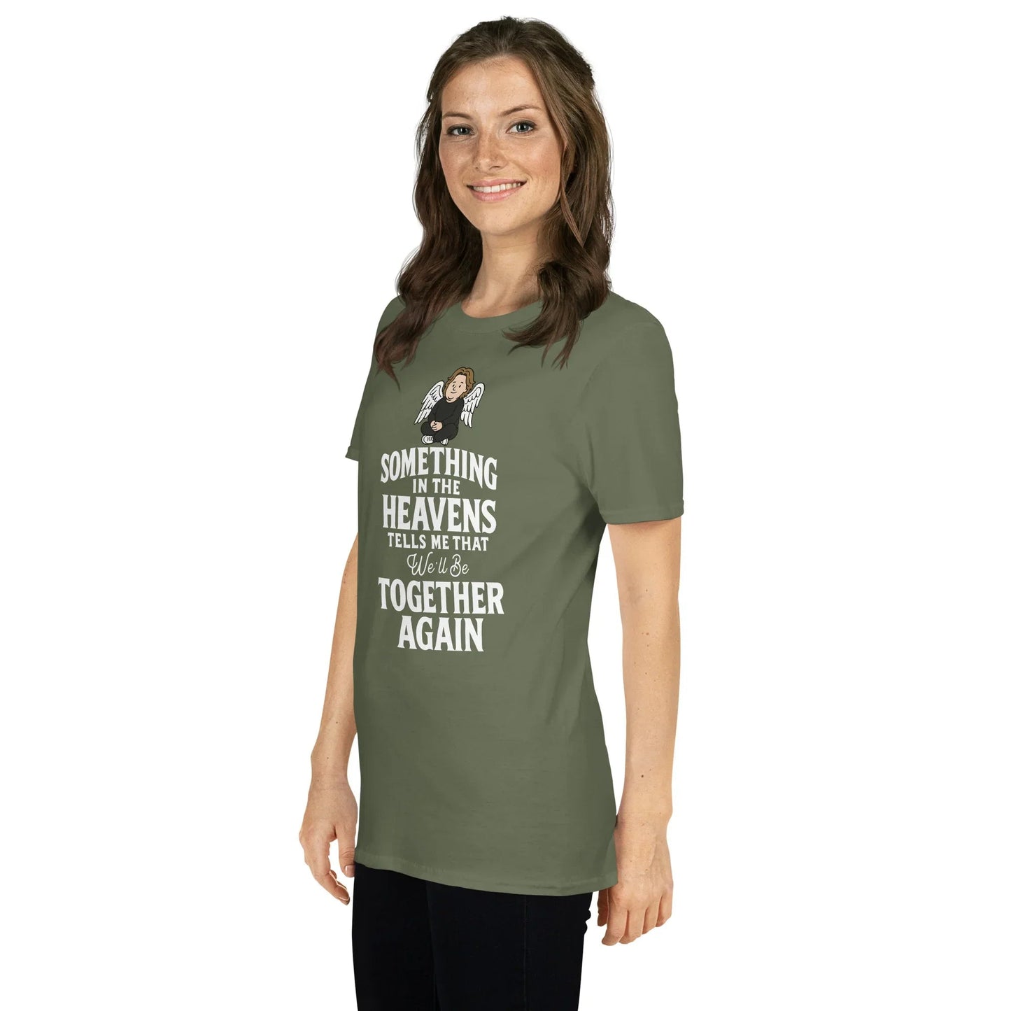 Lewis Capaldi "Something In The Heavens" Lyric T-Shirt - Unisex Cotton Tee T-shirt Alcyone213k