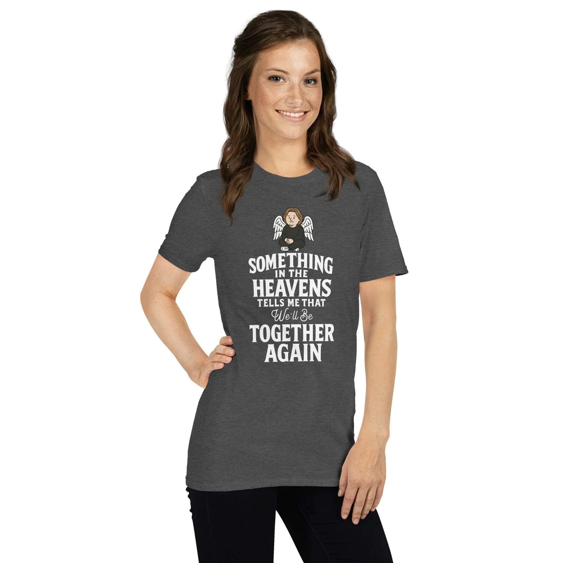 Lewis Capaldi "Something In The Heavens" Lyric T-Shirt - Unisex Cotton Tee T-shirt Alcyone213k