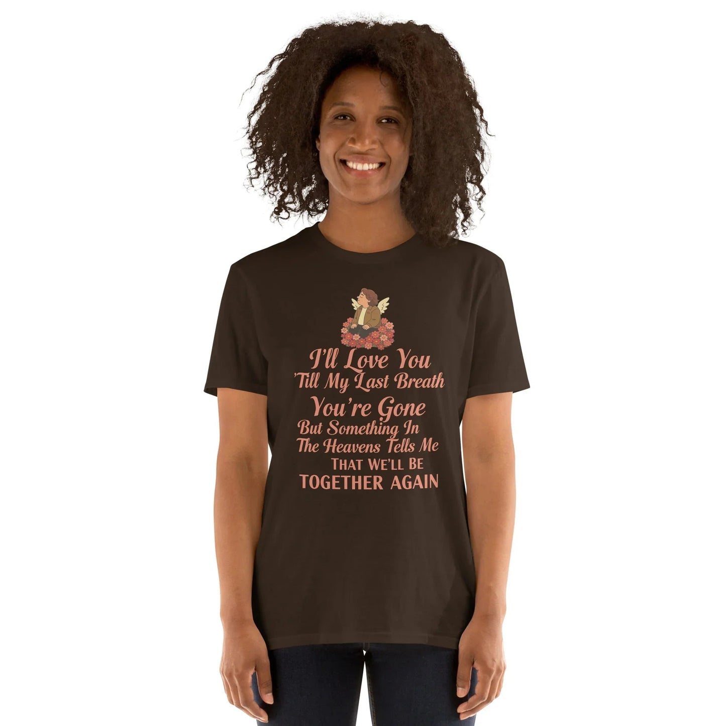 Lewis Capaldi "Something In The Heavens" Lyric T-Shirt – Unisex Short-Sleeve Tee T-shirt Alcyone213k