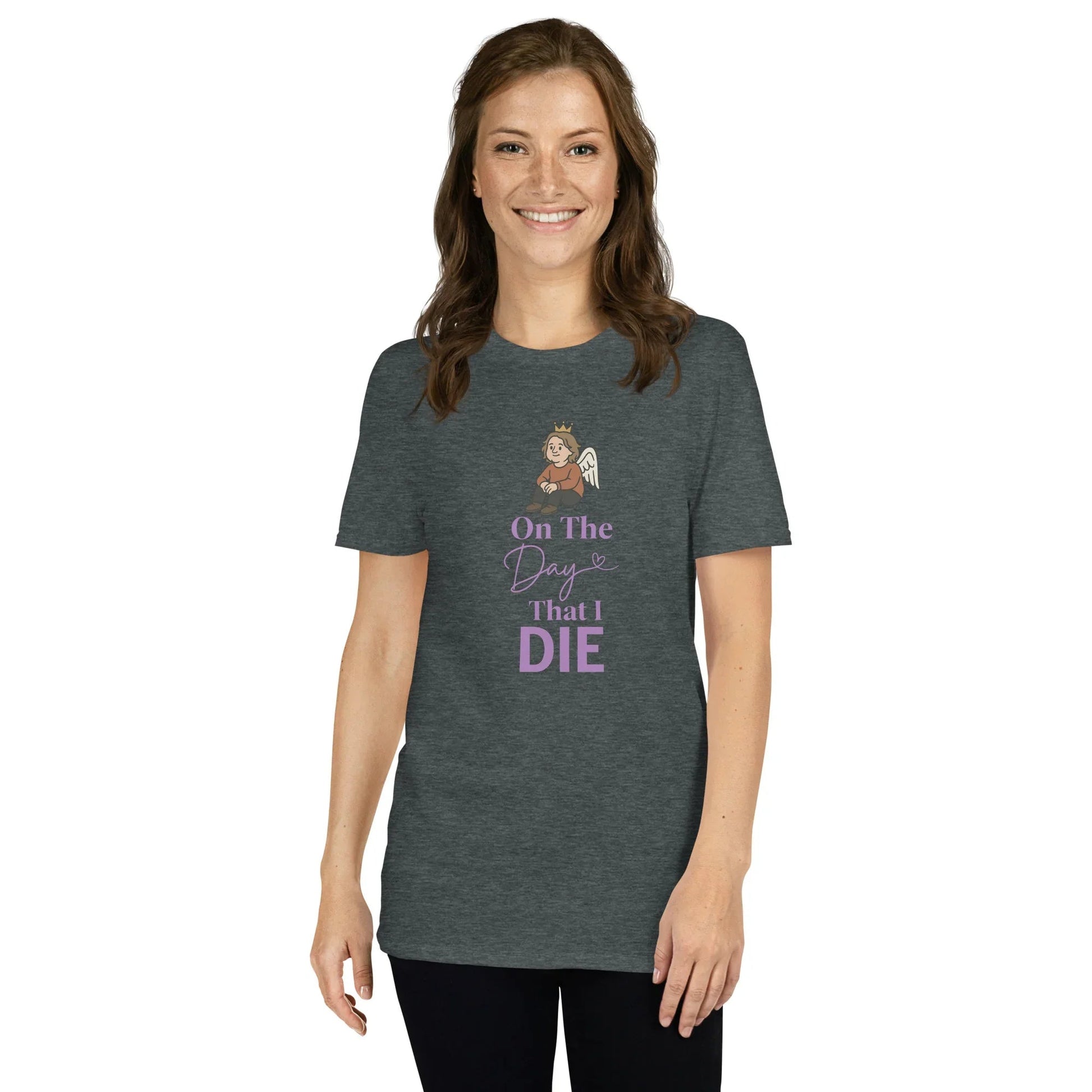 Lewis Capaldi "On The Day That I Die" Lyric T-Shirt - Unisex Short-Sleeve Cotton Tee T-shirt Alcyone213k