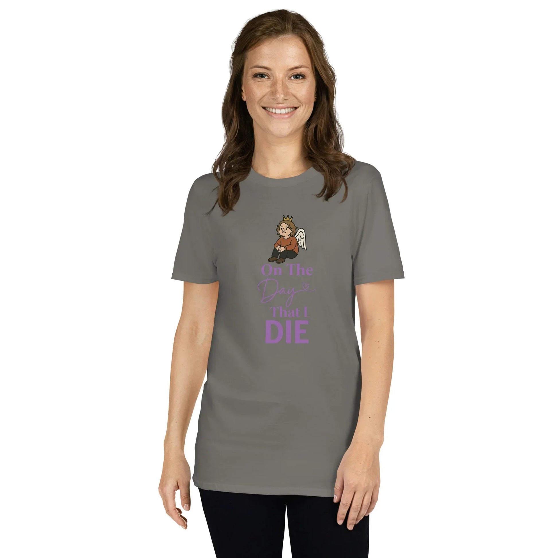 Lewis Capaldi "On The Day That I Die" Lyric T-Shirt - Unisex Short-Sleeve Cotton Tee T-shirt Alcyone213k