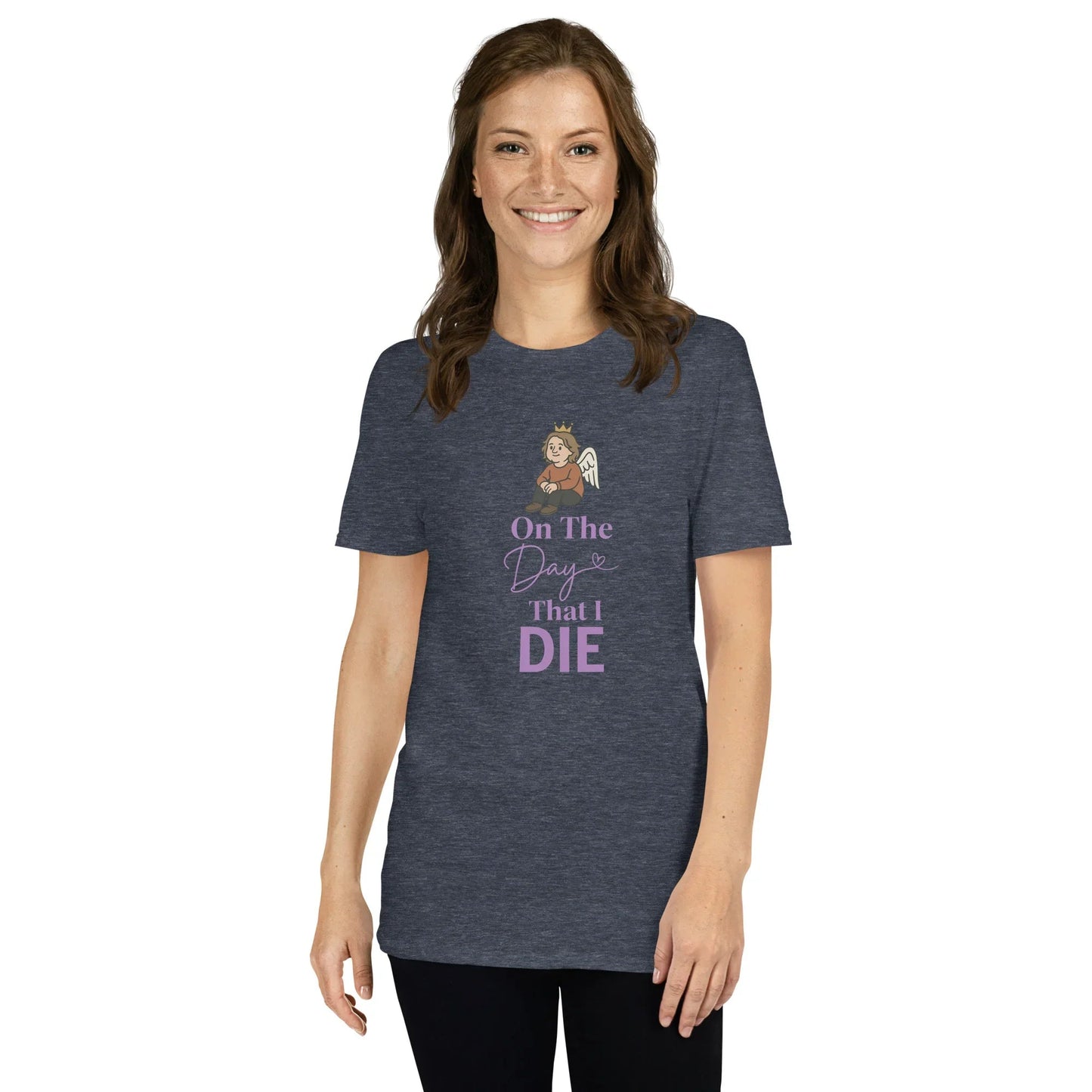 Lewis Capaldi "On The Day That I Die" Lyric T-Shirt - Unisex Short-Sleeve Cotton Tee T-shirt Alcyone213k