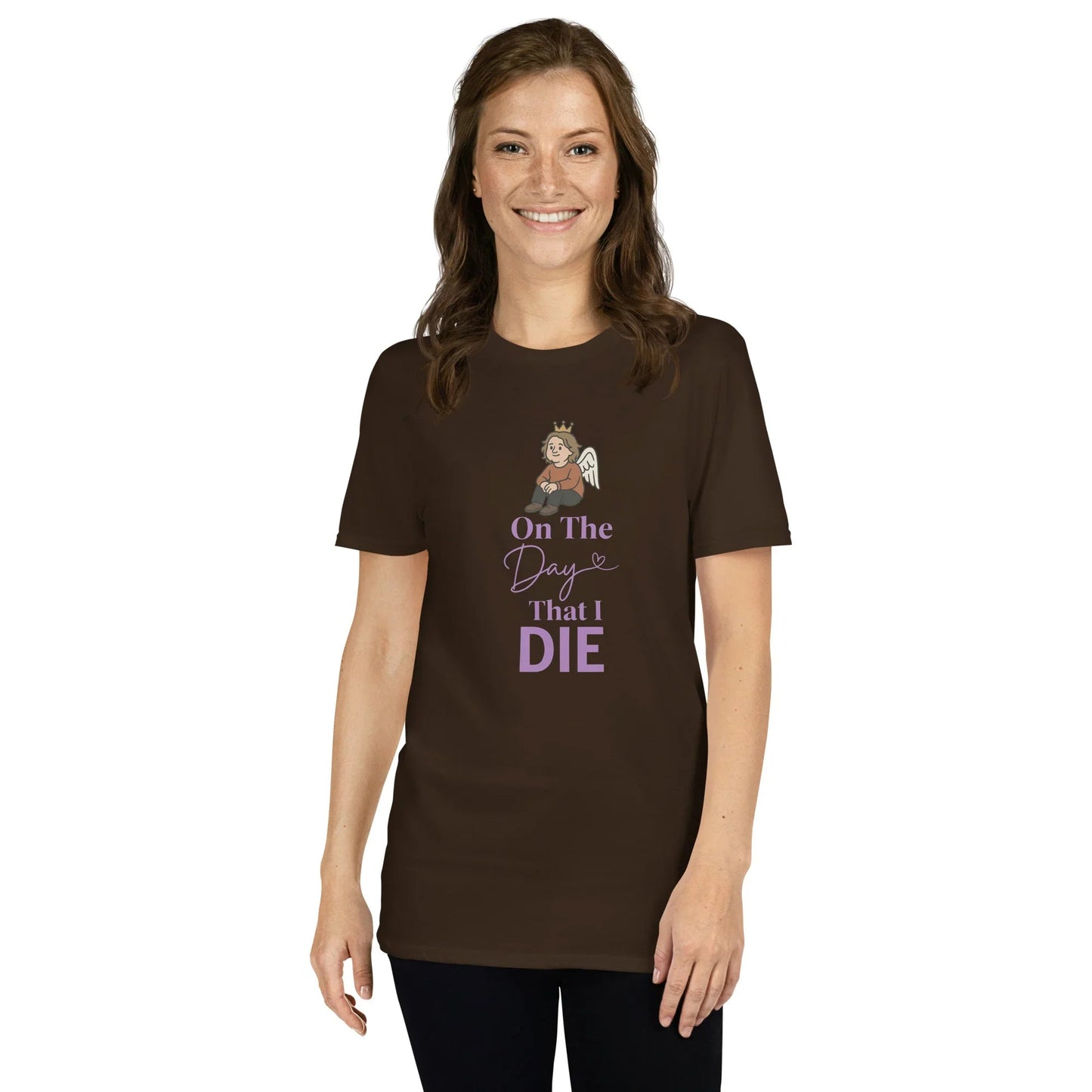 Lewis Capaldi "On The Day That I Die" Lyric T-Shirt - Unisex Short-Sleeve Cotton Tee T-shirt Alcyone213k