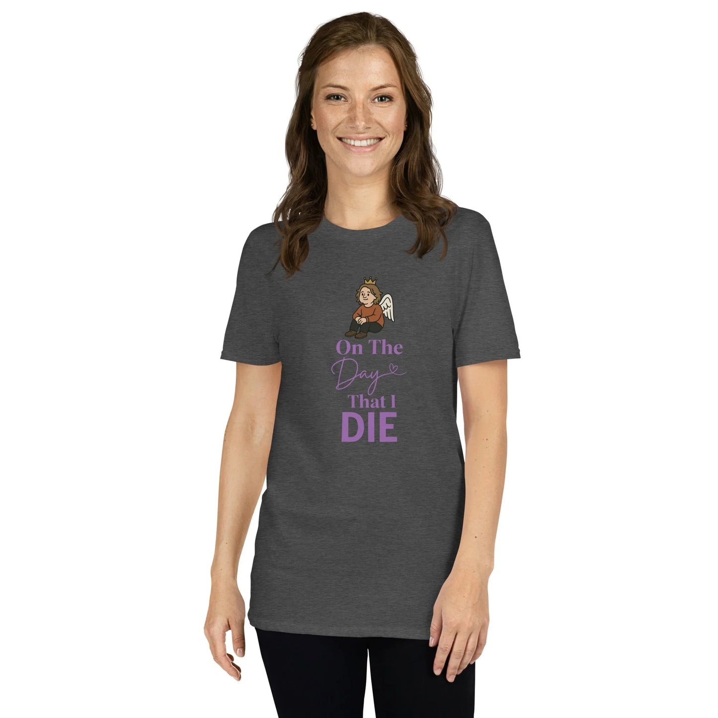 Lewis Capaldi "On The Day That I Die" Lyric T-Shirt - Unisex Short-Sleeve Cotton Tee T-shirt Alcyone213k