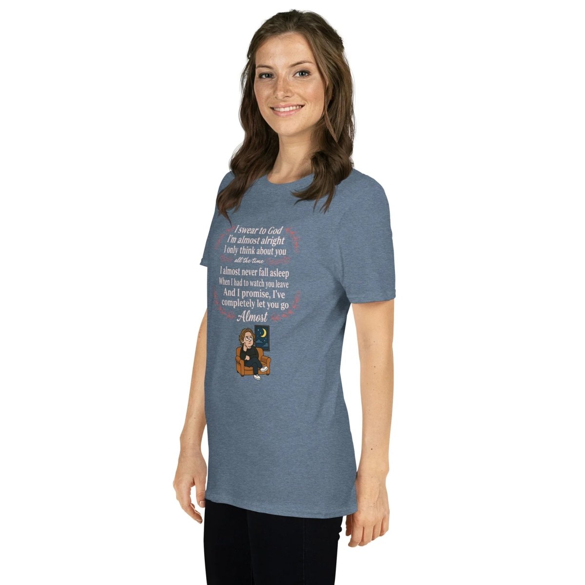 Lewis Capaldi "Almost Lyrics" Cotton Unisex T-Shirt | Fan Merch T-shirt Alcyone213k