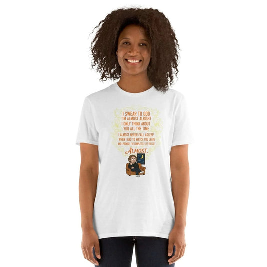 Lewis Capaldi Lyrics T-Shirt | Unisex Cotton Short Sleeve Tee T-shirt Alcyone213k