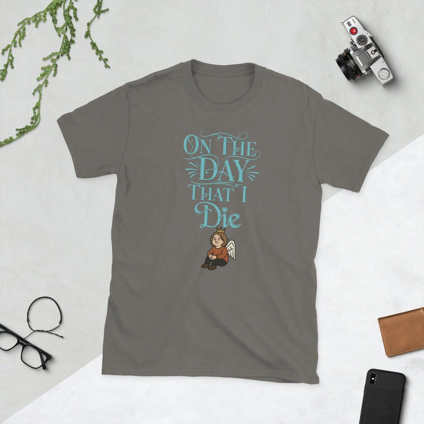 Lewis Capaldi "On The Day That I Die" Lyric T-Shirt - Black Unisex Tee T-shirt Alcyone213k