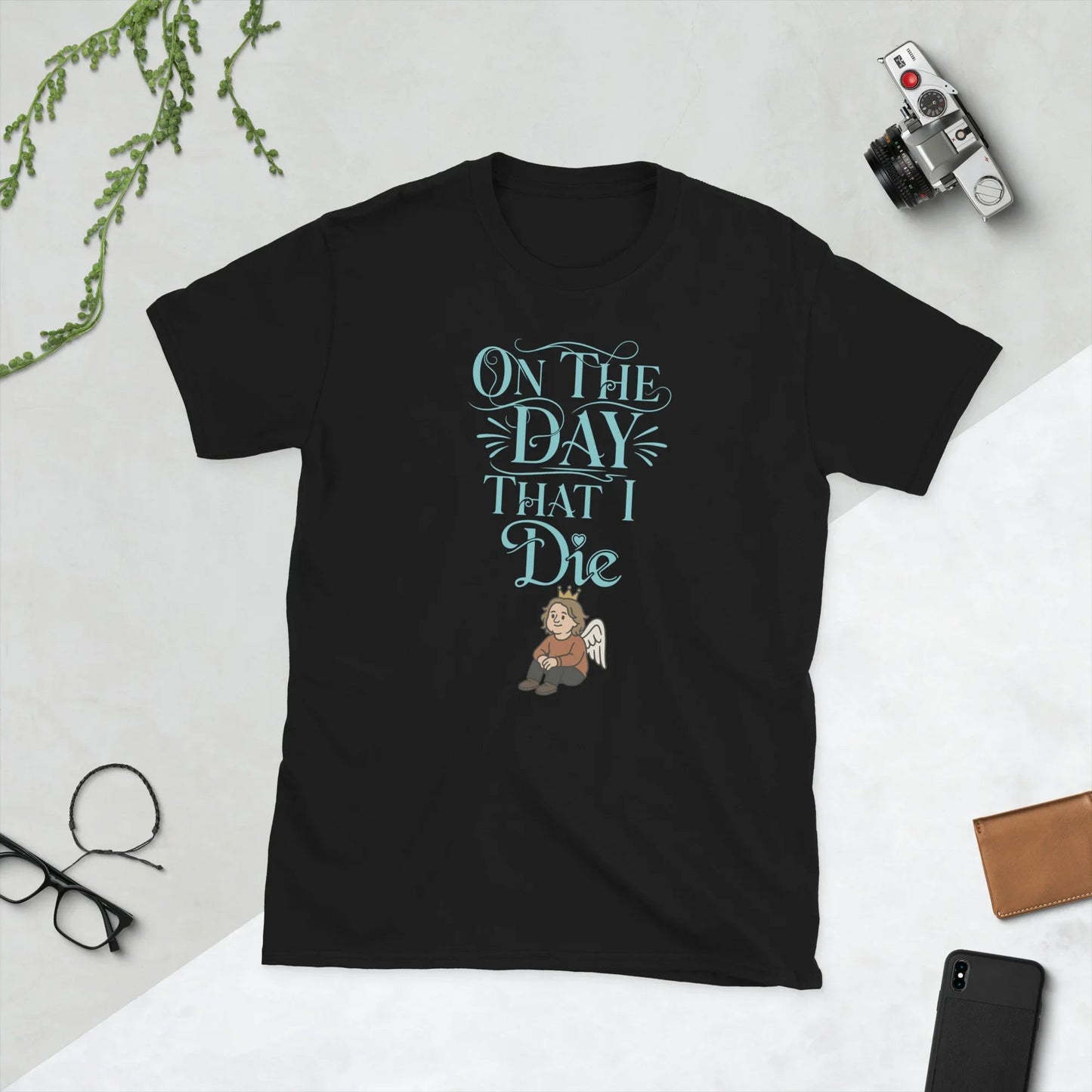 Lewis Capaldi "On The Day That I Die" Lyric T-Shirt - Black Unisex Tee T-shirt Alcyone213k