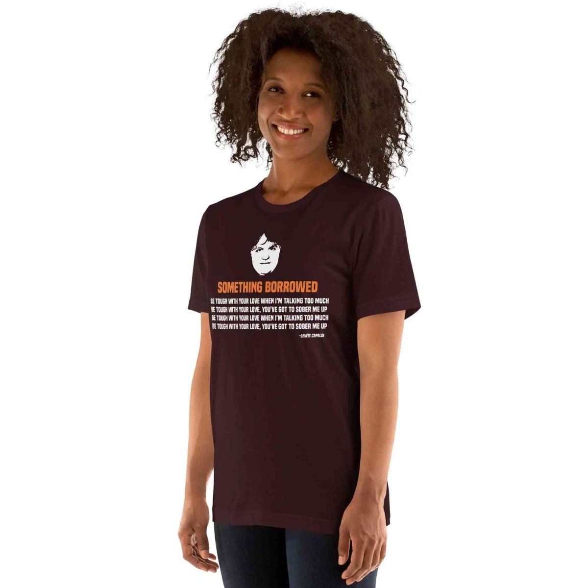 Lewis Capaldi Lyrics T-Shirt | Unisex Cotton Comfort | Something Borrowed Design - Alcyone213k