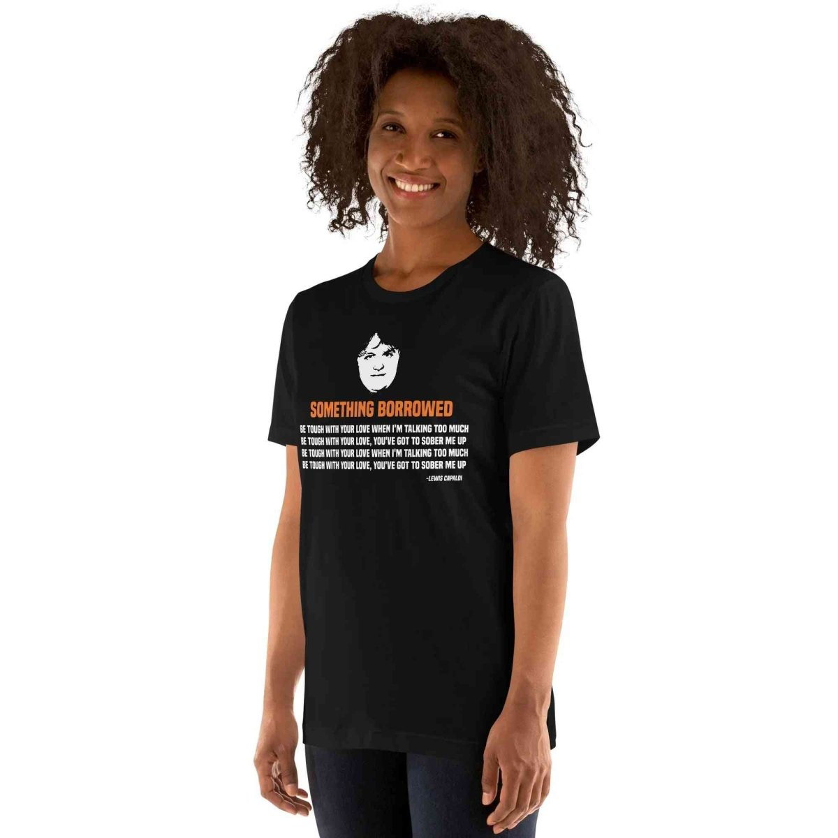 Lewis Capaldi Lyrics T-Shirt | Unisex Cotton Comfort | Something Borrowed Design - Alcyone213k