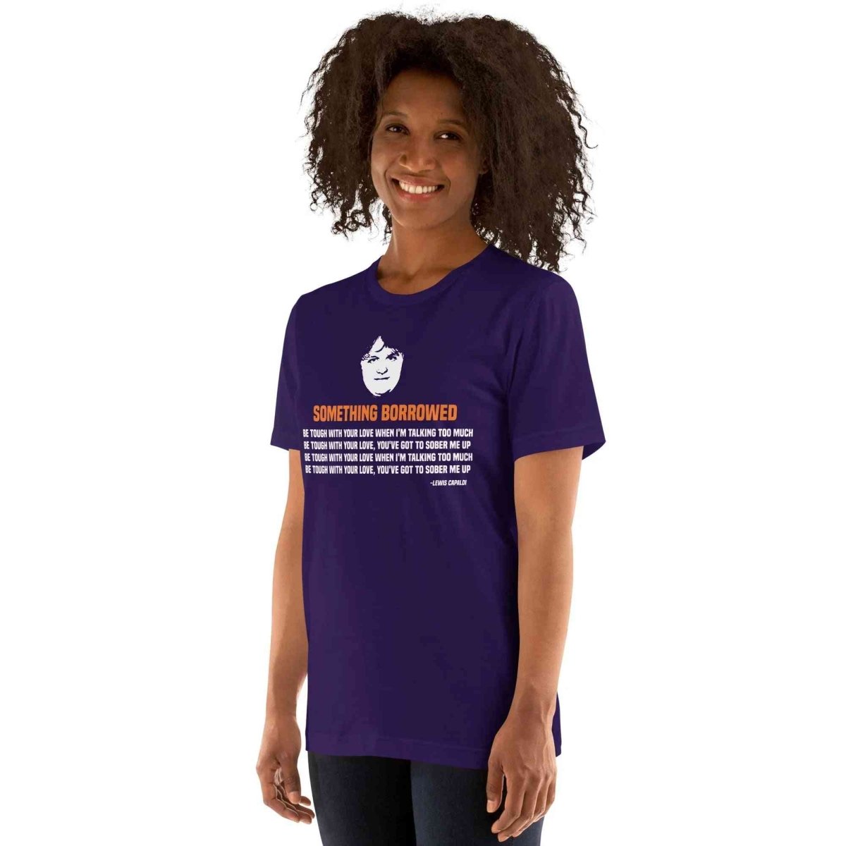 Lewis Capaldi Lyrics T-Shirt | Unisex Cotton Comfort | Something Borrowed Design - Alcyone213k